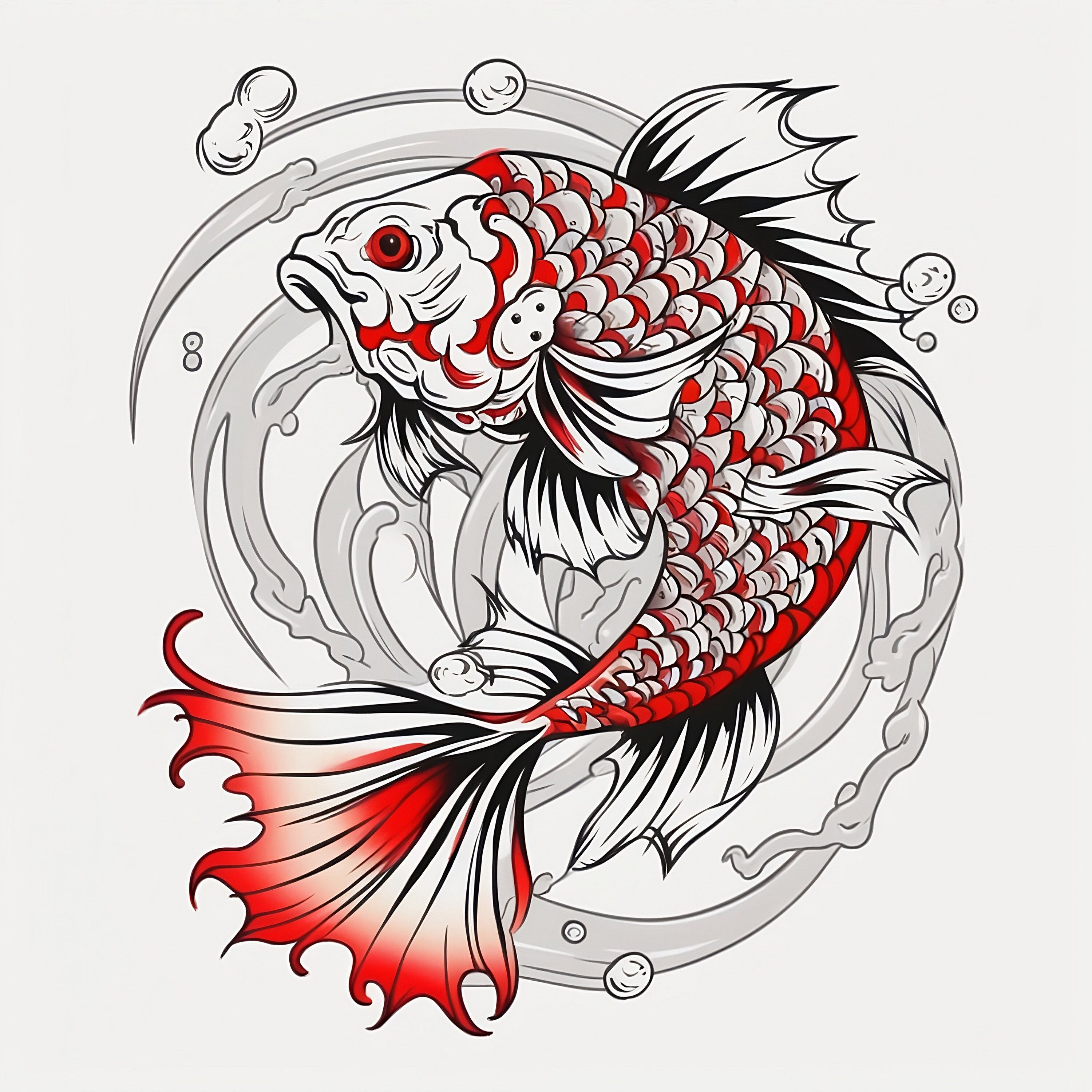 Wallpaper #4177e Half Sleeve Koi Fish Tattoo Chronic Ink
