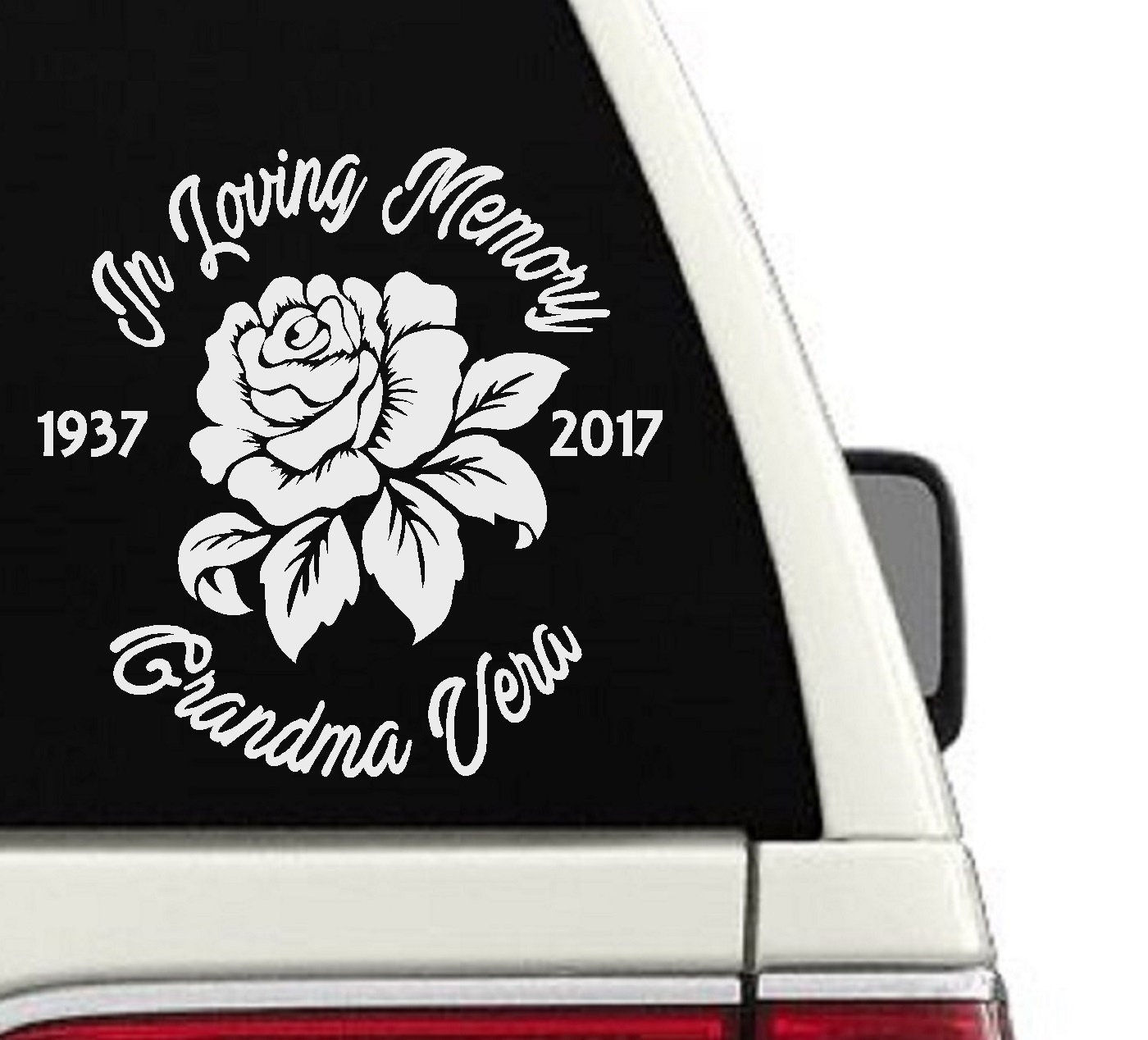 Wallpaper #dc4bd Custom Decal with Your Text Rear Window Decal Car Sticker Etsy