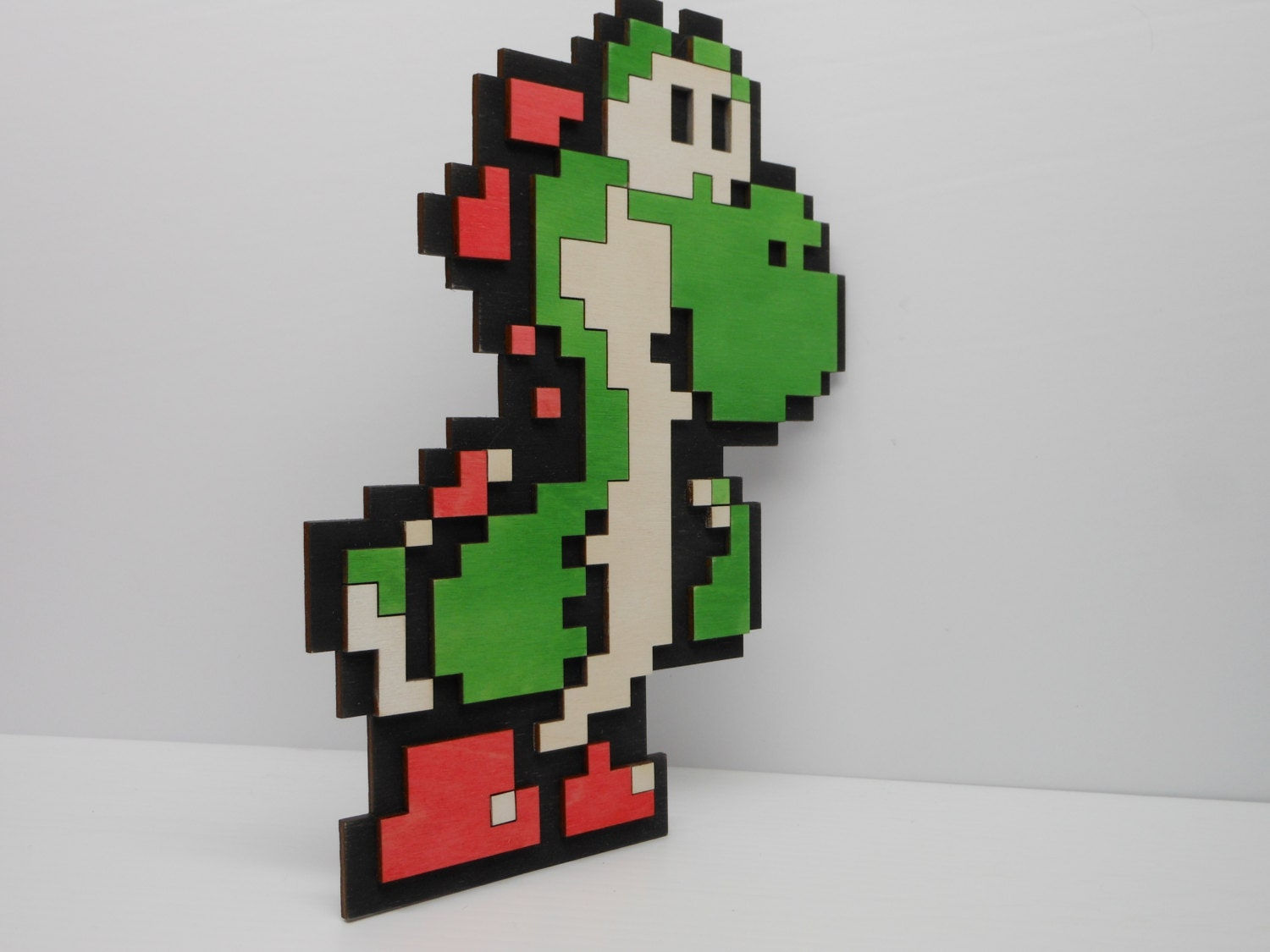 Wallpaper #UhntEI8BtGB6xQ78xmB454 8 Bit Yoshi from Super Mario World and Mario Kart Wall Art Etsy