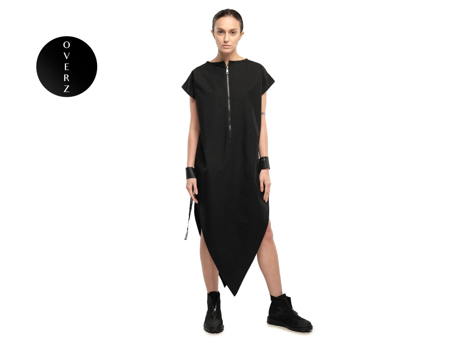Wallpaper #mhlfMo8BtGB6xQ78BJdR14 Cyberpunk Dress Black Dress with Slit Futuristic Dress Etsy