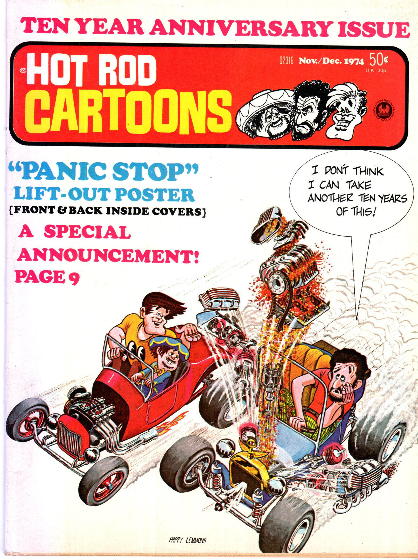 Wallpaper #KWhmFJMBSpphPi3-4wQV240 Hot Rod Cartoons Magazine November December 1974 Issue Car Etsy