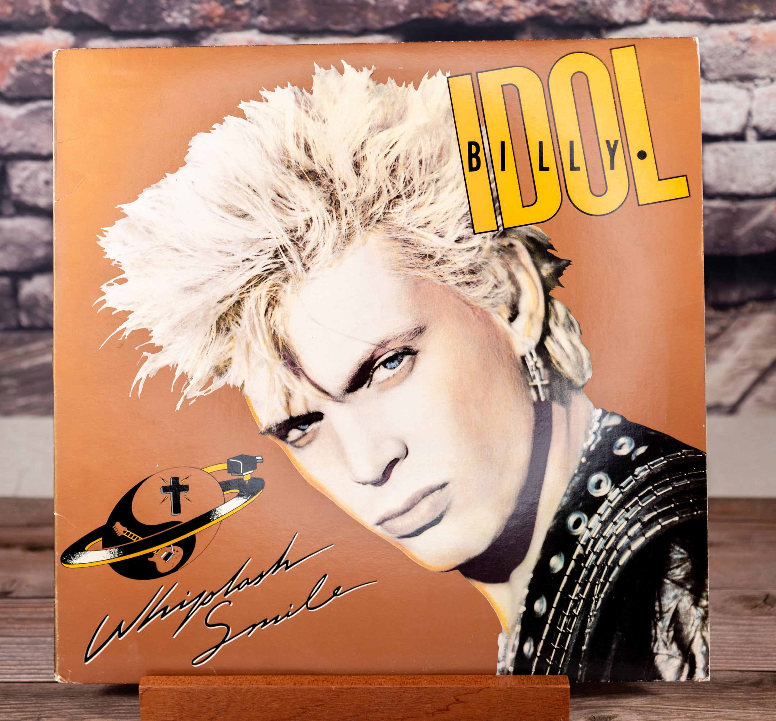 Wallpaper #763aMZMBKf019FdaNRHV53 1986 Promo Billy Idol Whiplash Smile Vintage Lp Vinyl Record Etsyde