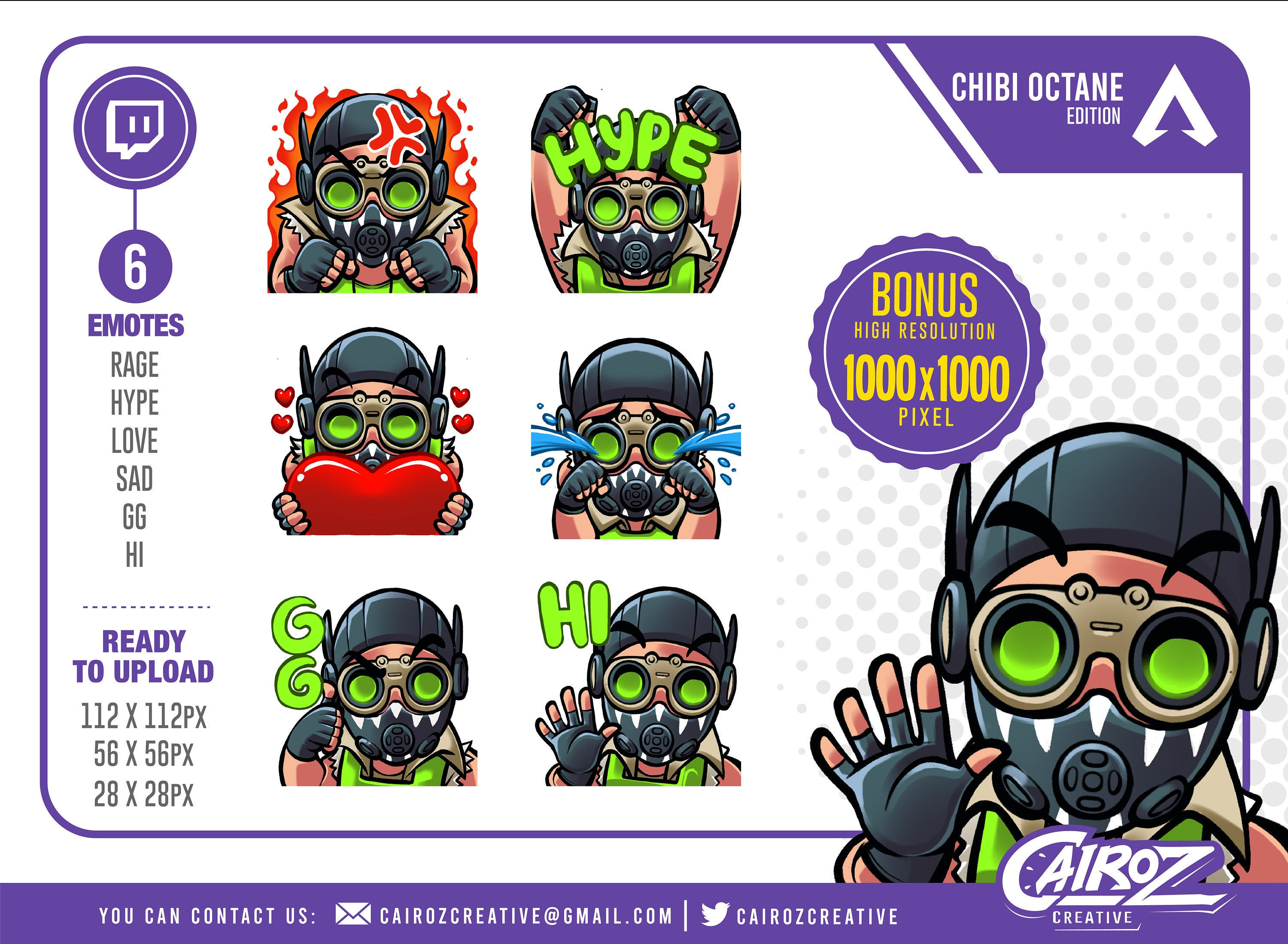 Wallpaper #CB1NLZMBlOZrFDOkdNDT28 Chibi Octane Apex Legends Twitch Emotes Octane Apex Legends Etsy Uk