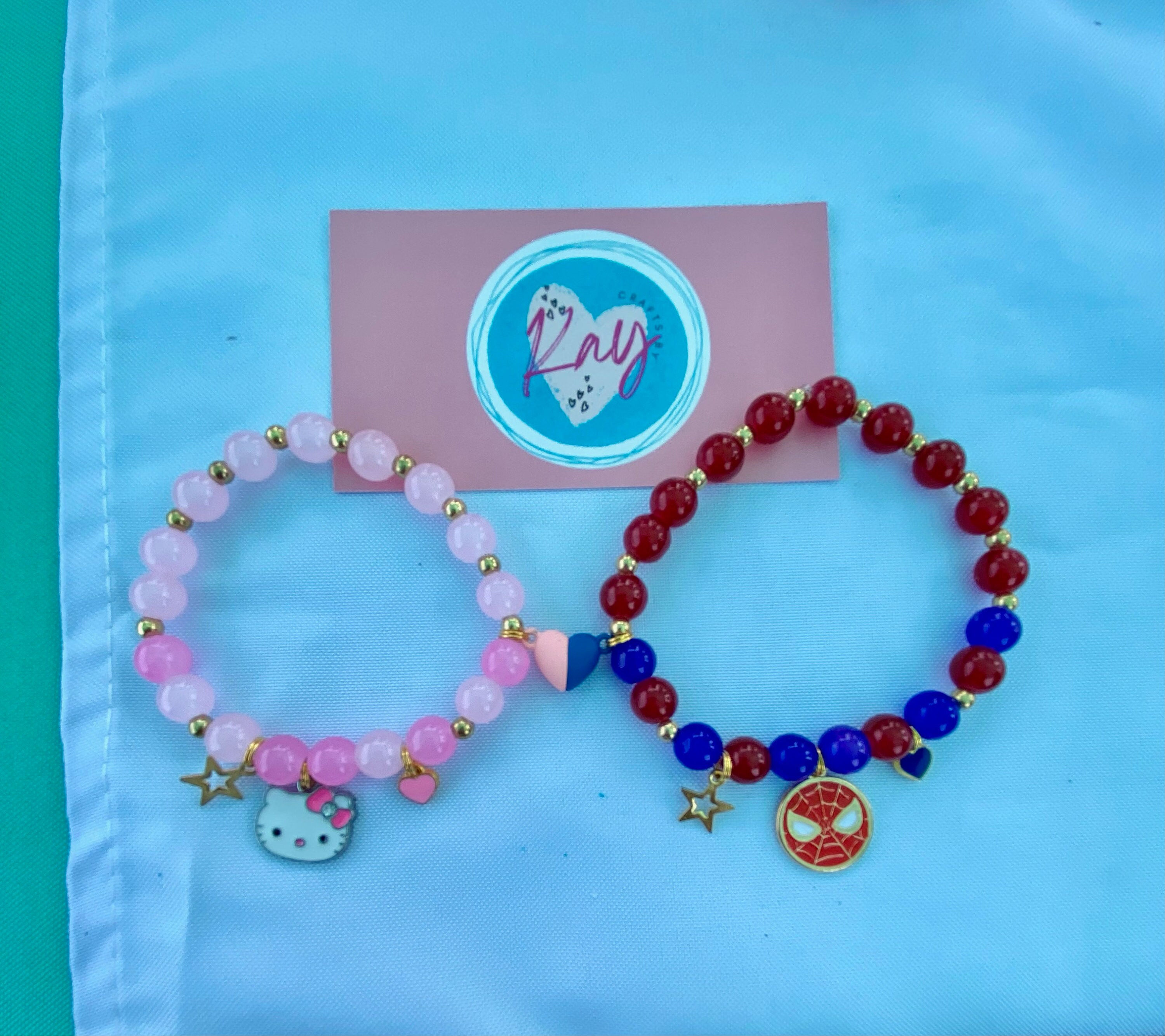 Wallpaper #7BGlM5MBXrlMTfB52Epu360 Spiderman Bracelets Hello Kitty Bracelets Matching Bracelets Couples