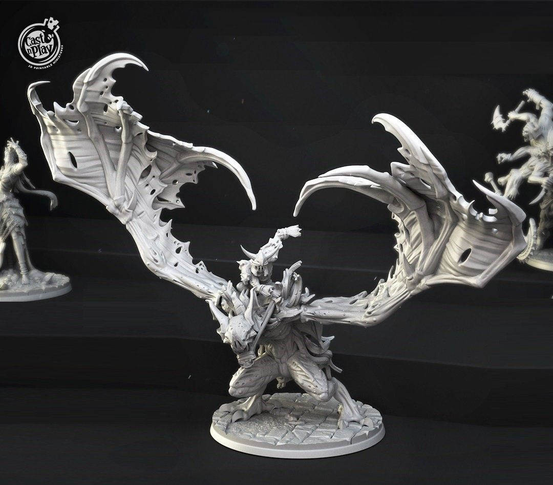 Wallpaper #S2cLE5MBSpphPi3-pP5k80 Undead Giant Bat Miniatures for Wargaming and Rpgs Vampire Etsy India