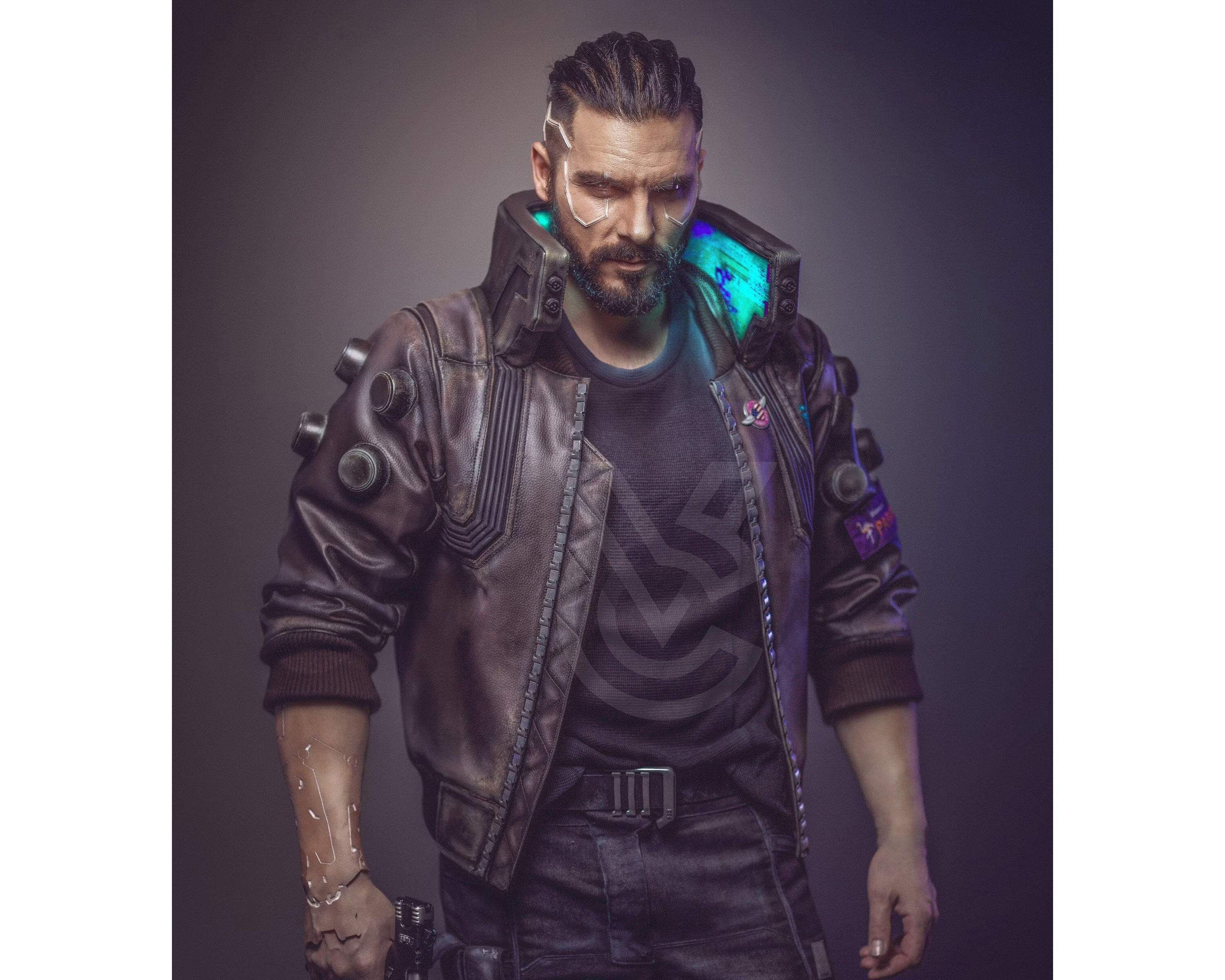 Wallpaper #lZ1sZ5cBkAG5jTCHW7OM75 Cyberpunk 2077 Samurai Jacket Mens Leather Jacket Cosplay Etsy Canada