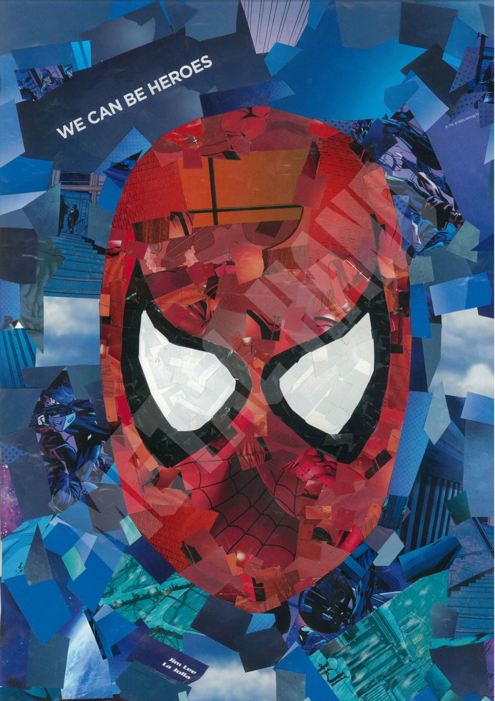 Wallpaper #Y33a8I4Bnwiau_P6aQfd4 Spiderman 11x17 Comic Book Collage Art Print Etsy