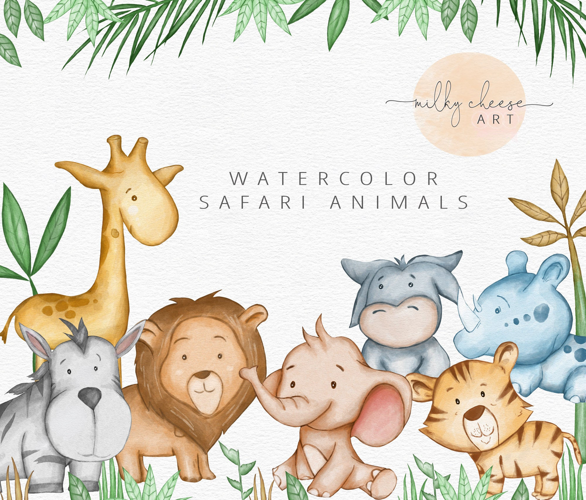 Wallpaper #03c4b Happy Jungle Safari Birthday Our Amhiraya Studio