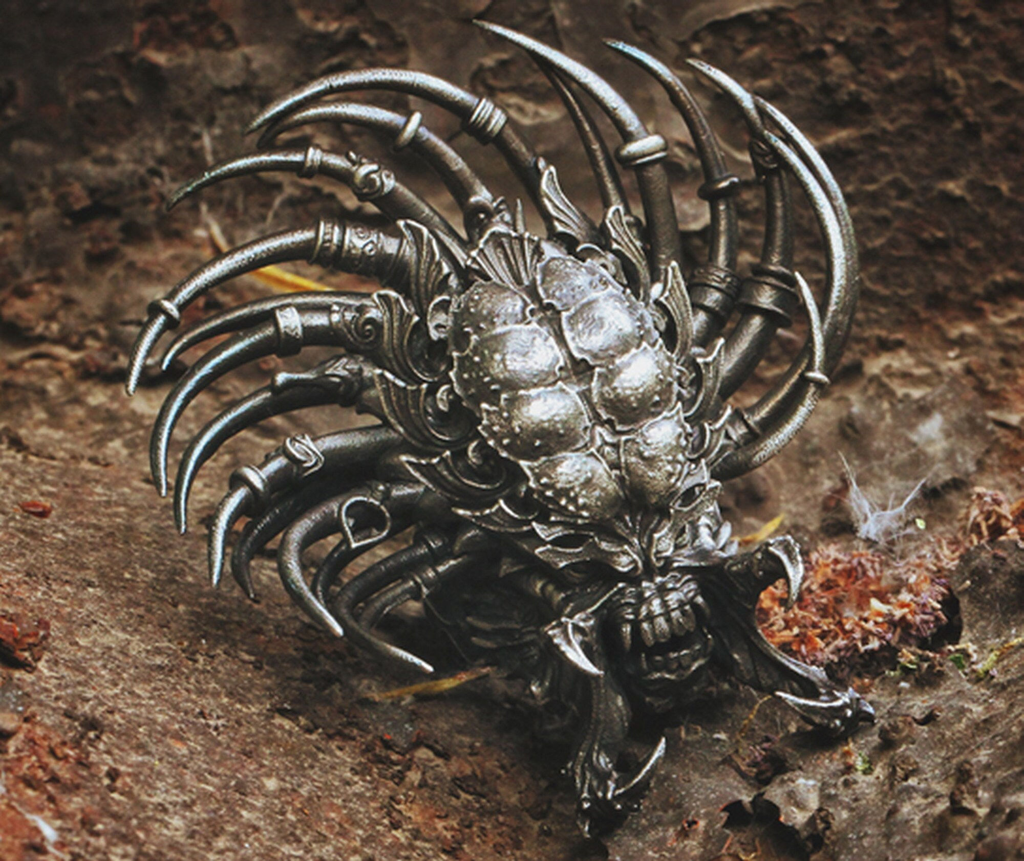 Wallpaper #7xkHF48BtGB6xQ78Am4p19 Alien Predator Ring Silver Steampunk Alien Predator Animal Etsy Uk