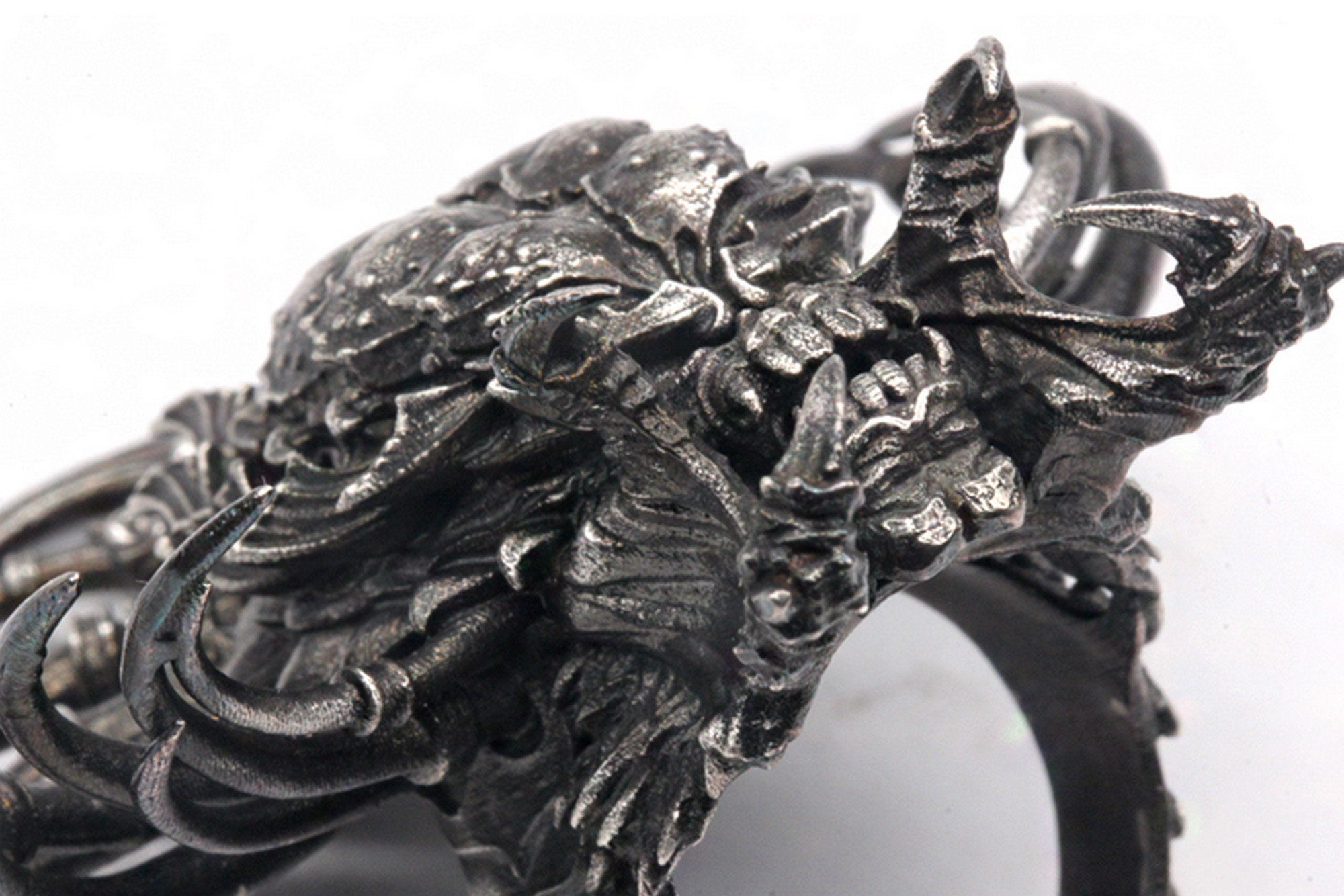 Wallpaper #7xkHF48BtGB6xQ78Am4p22 Alien Predator Ring Silver Steampunk Alien Predator Animal Etsy Uk