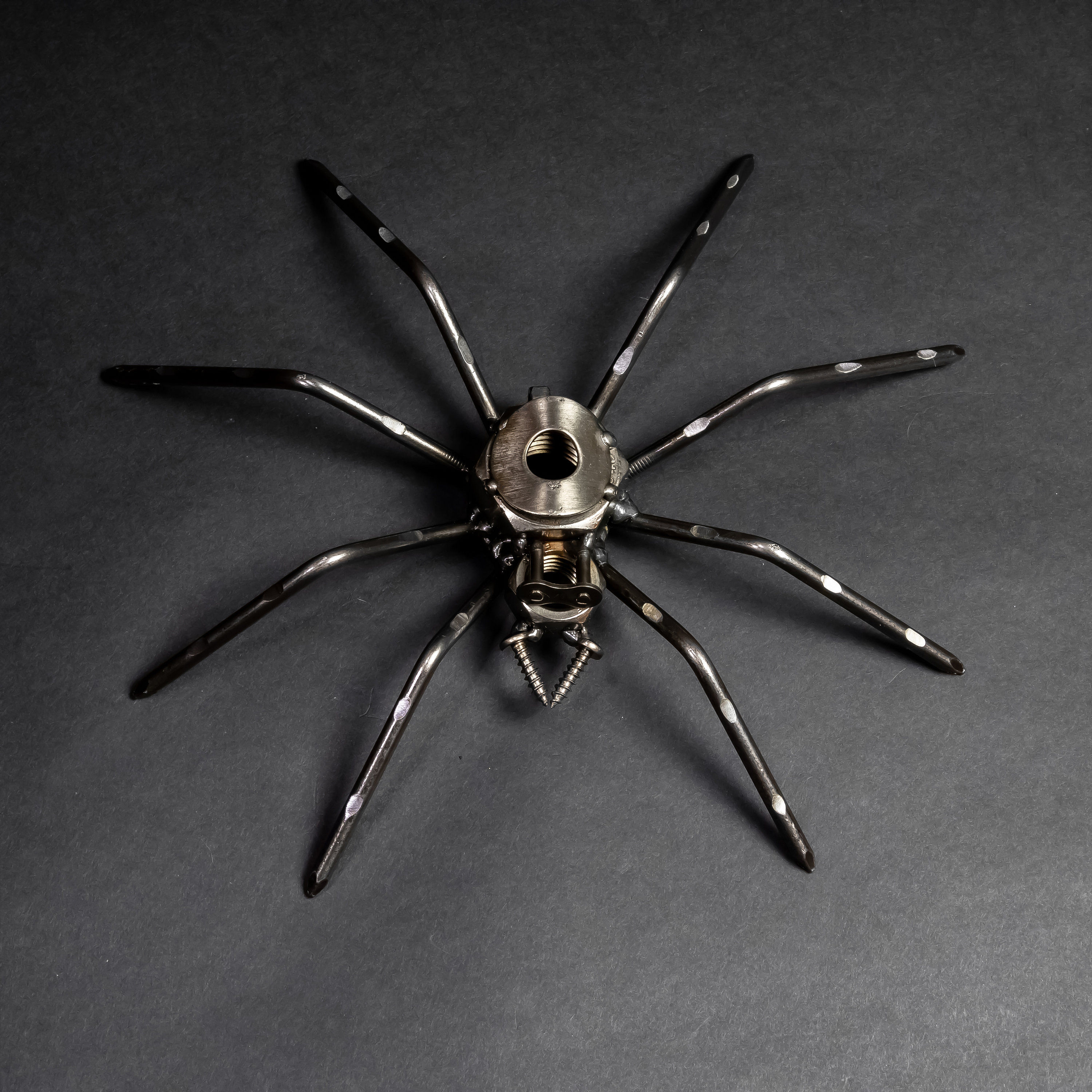 Wallpaper #H_SpOZMBKFX8bn3rSXeg354 Scrap Metal Spider Figurine Steel Spider Metal Arachnid Etsy