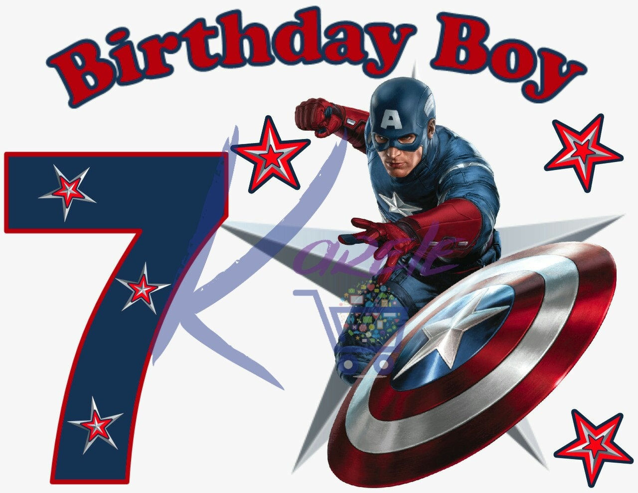 Wallpaper #wHQxwo4B_8f4nGFaiW6B31 Captain America 7th Birthday Digital File Png No Name Etsy