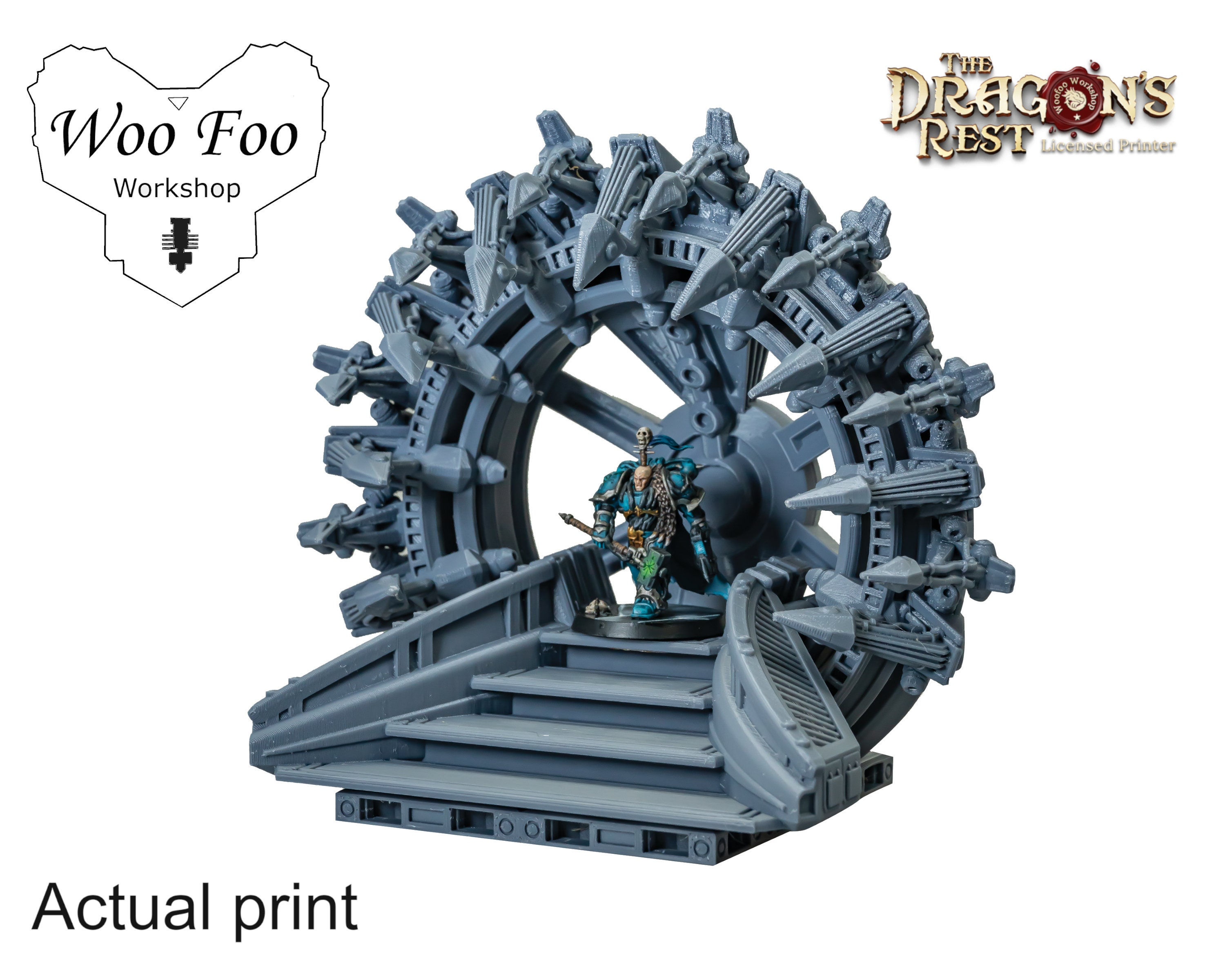 Wallpaper #NWegBpMBSpphPi3-J8JF189 Sci Fi Warp Gate Large Closed Version 3D Printed Scatter Etsy Uk
