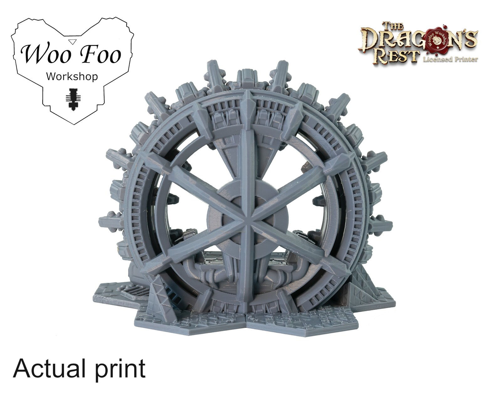 Wallpaper #NWegBpMBSpphPi3-J8JF378 Sci Fi Warp Gate Token Size Closed Version 3D Printed Scatter Etsy