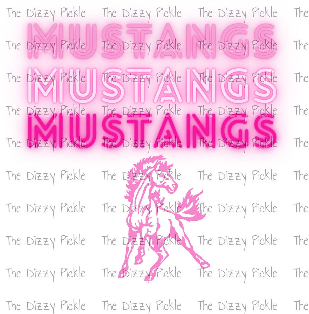 Wallpaper #u2fS65IBSpphPi3-JE6v65 Mustangs Pink Out Neon Sublimation Design Leopard Design Etsy