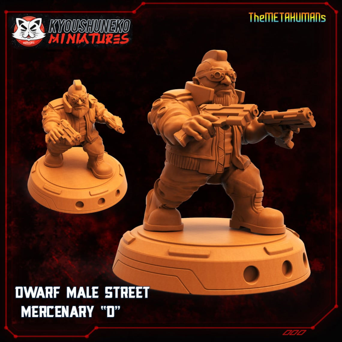 Wallpaper #hRnVFo8BtGB6xQ78u27g28 Cyberpunk Dwarf Street Thugs 4 Design Options 32mm Scale Etsy