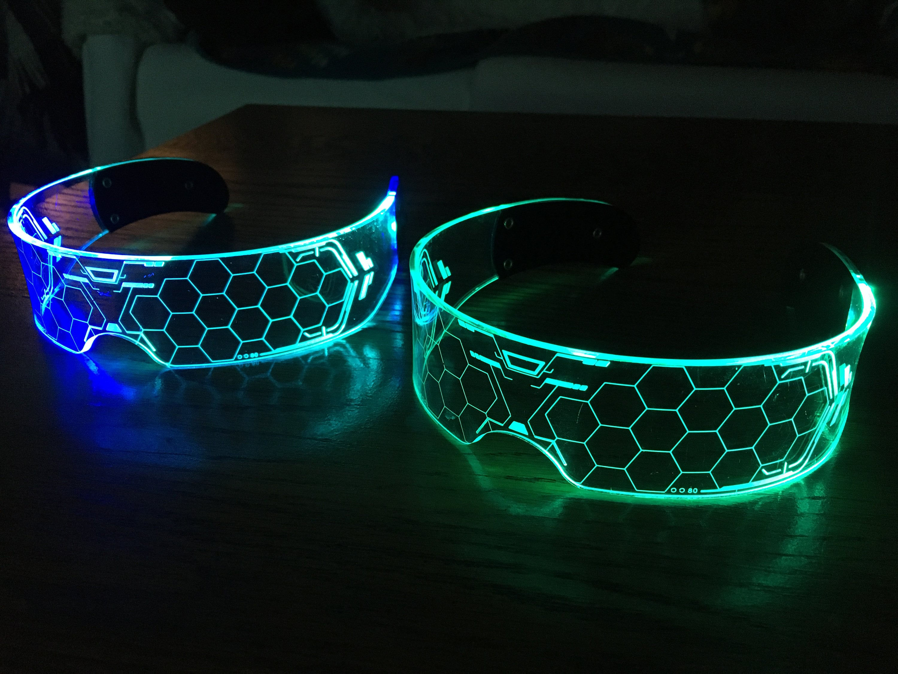 Wallpaper #JkCMMZMBJhL2WPbah8fI53 Rave Neon LED Light Up Glasses Cyberpunk Goggles Futuristic Etsy