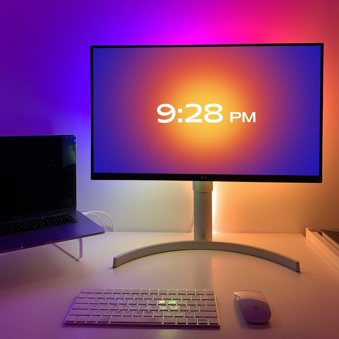 Wallpaper #4abd0 Minimalist Clock Screen Savers for Mac