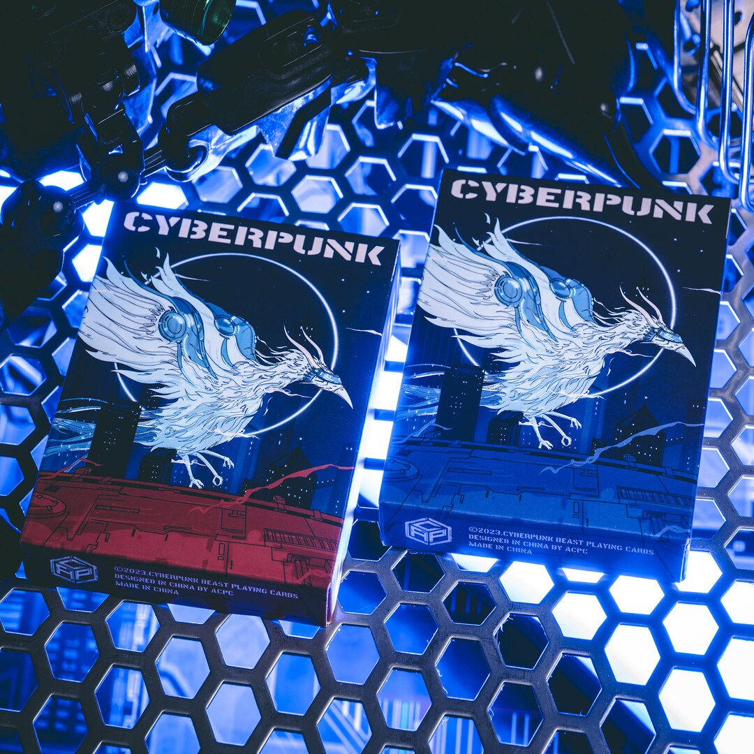 Wallpaper #cDFKNZMB5zzyi_yYTVYy162 Cyberpunk Mythos Playing Cards Sanzu Jinwu Three Legged Golden Crow