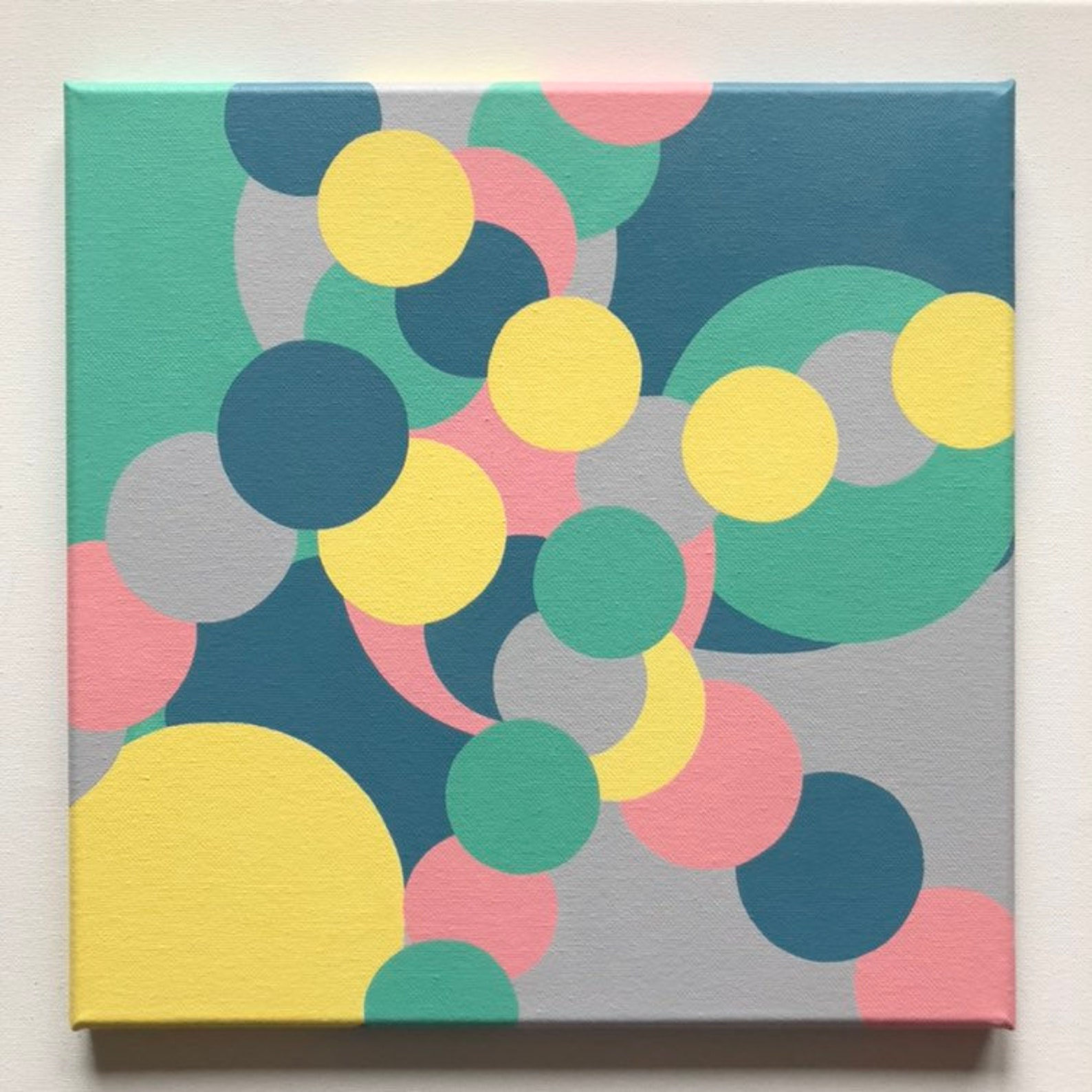 Wallpaper #52dQ-5IBSpphPi3-YpO811 Abstract Painting Circles Colorful Circular Art on Canvas Etsy