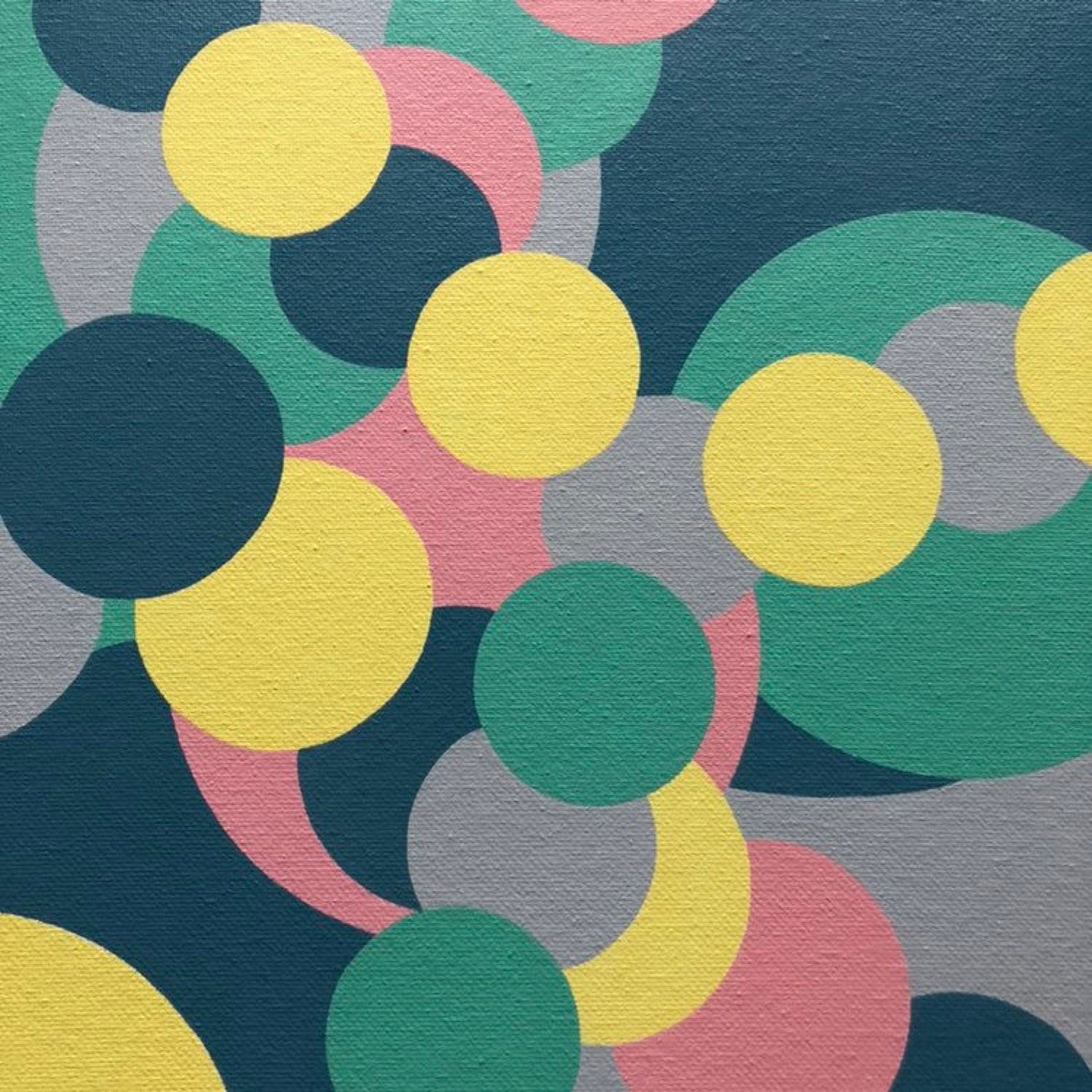 Wallpaper #52dQ-5IBSpphPi3-YpO88 Abstract Painting Circles Colorful Circular Art on Canvas Etsy