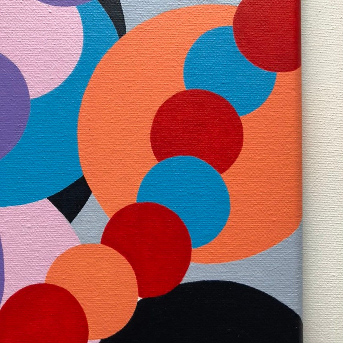 Wallpaper #52dQ-5IBSpphPi3-YpO851 Abstract Painting Circles Colorful Circular Art on Canvas Etsy