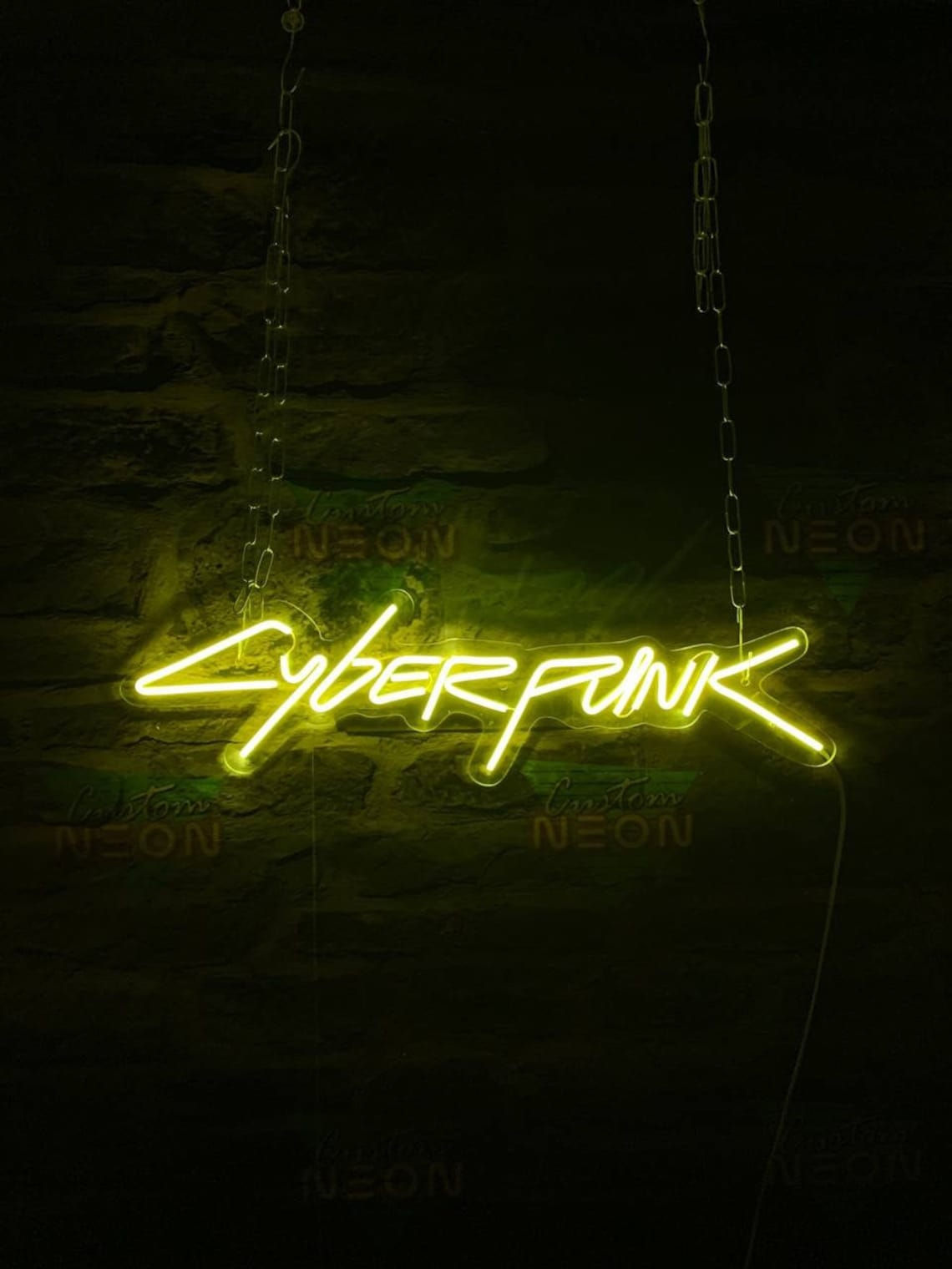 Wallpaper #aEWVoI4B7YBJg1BV66Pa5 Cyberpunk Neon Sign Personalized Gift Custom Neon Sign Etsy