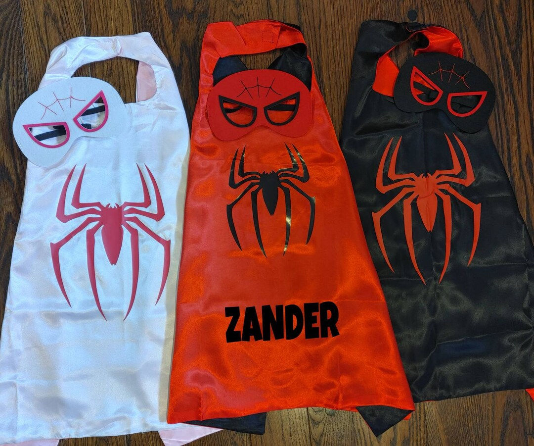 Wallpaper #cGfP8pIBSpphPi3-1HKV13 Personalized Spiderman Cape and Mask Set Party Packs Etsy