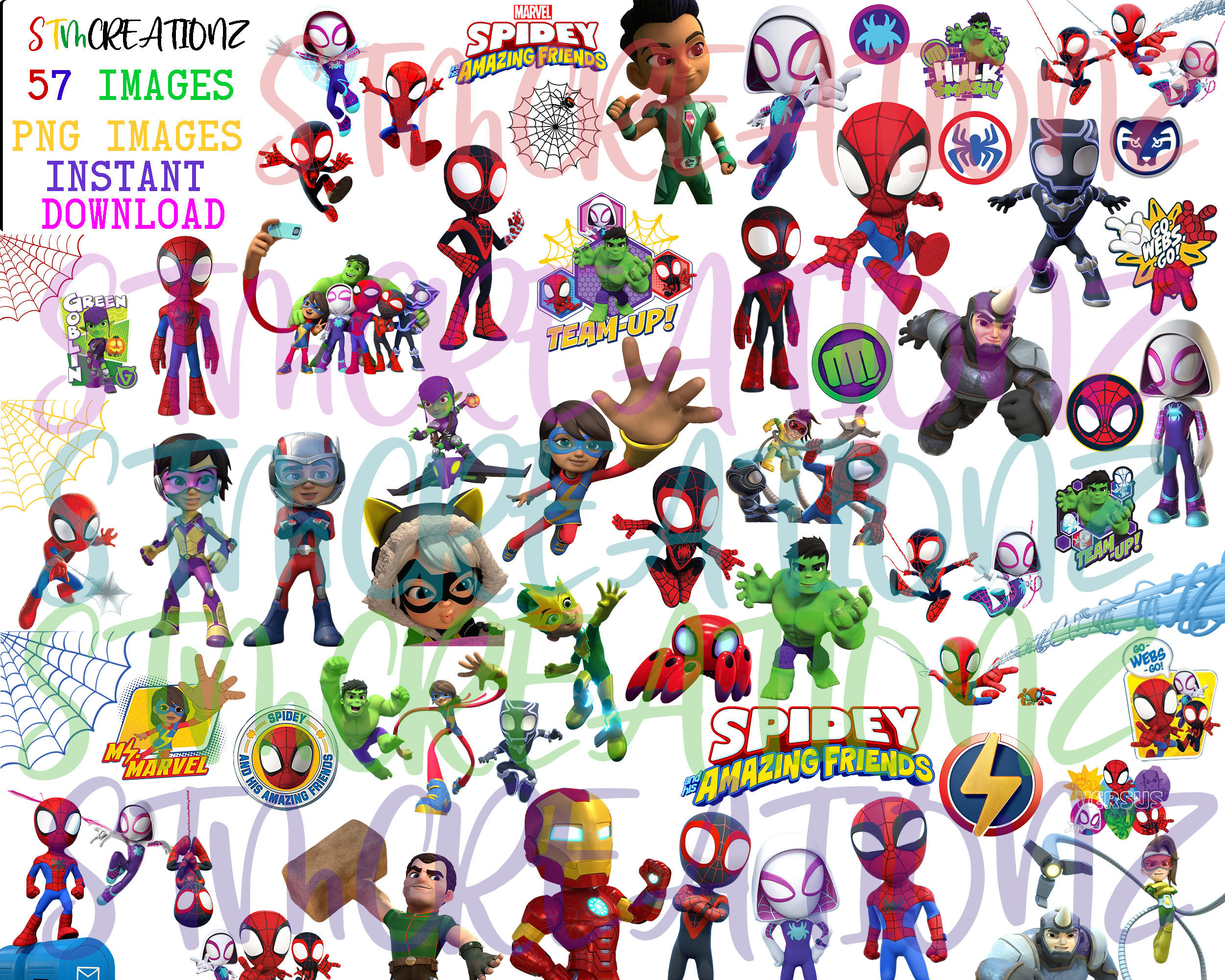 Wallpaper #Ix3SLZMBlOZrFDOkl9Jx15 Spidey and His Amazing Friends Printouts
