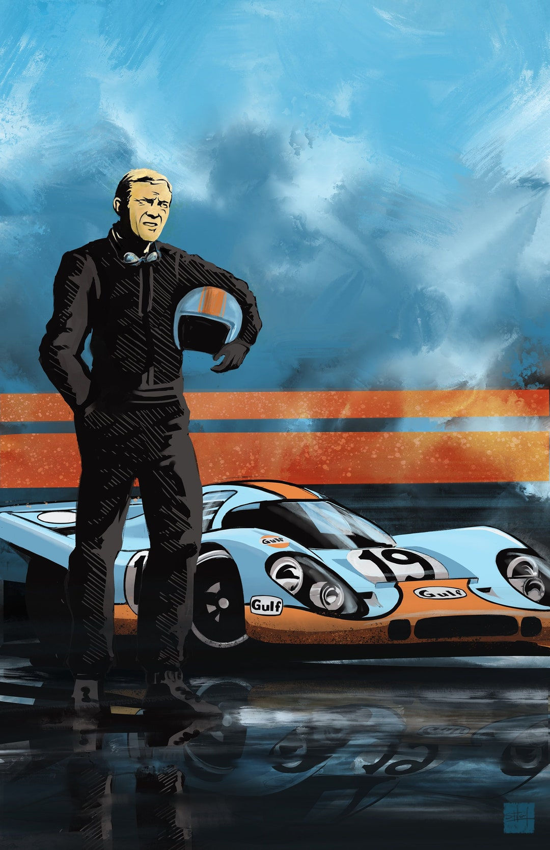 Wallpaper #d83a5 Record Porsche La 917 K Di Steve Mcqueen Allasta a 15 Milioni Di