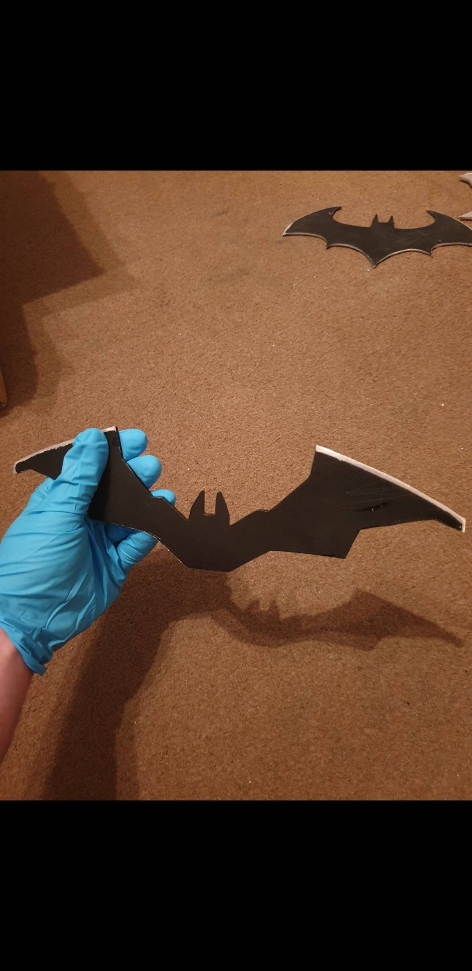 Wallpaper #wmdy-pIBSpphPi3-TZDT319 Grande Metallo the Batman 2022 Batarang Etsy