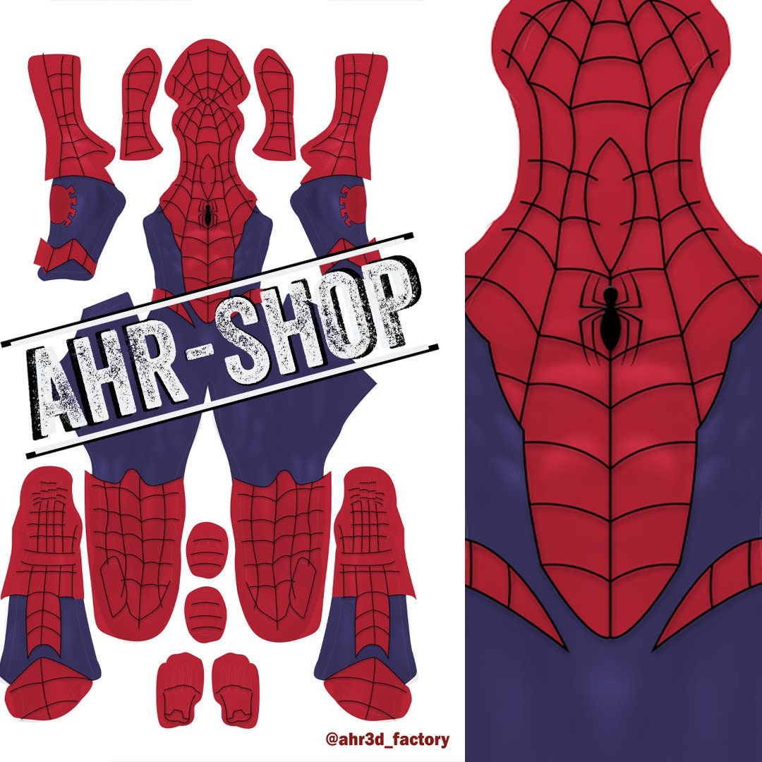 Wallpaper #rGghGpMBSpphPi3-9RpJ10 Marvel Spiderman Body Suit Pattern Cosplay Digital Download Etsy