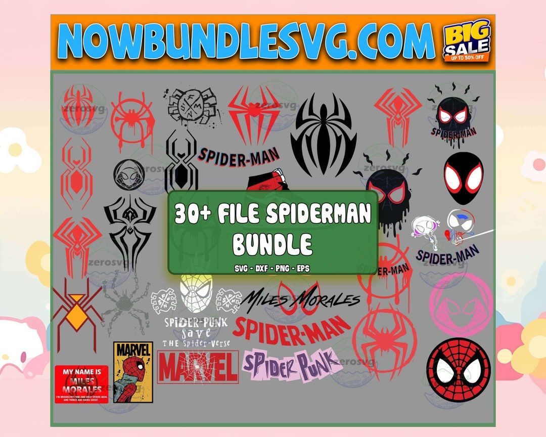 Wallpaper #Z1gfNJMBzN9vxX34uDsd28 30 File Mega Spider Man Svg Spider Man Across the Spider Etsy