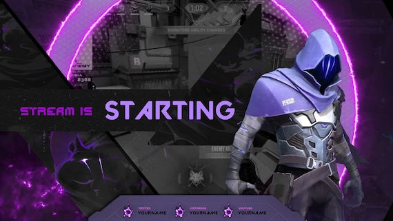 Wallpaper #k5x64pIBZHQxiYar7MCo64 Valorant Omen Pack De Bannieres Twitch Stream Screens Anime Etsy France