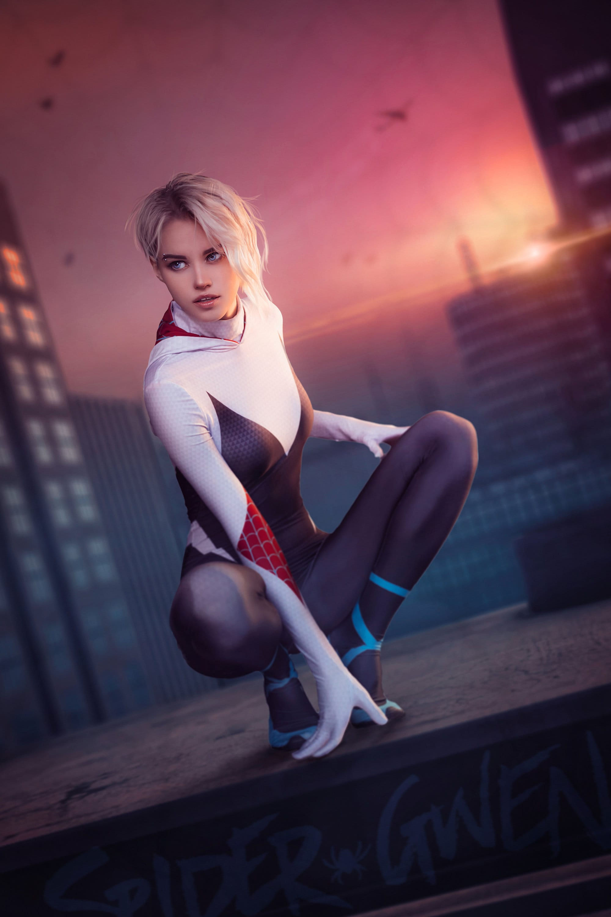 Wallpaper #w_SBOpMBKFX8bn3r_Hjv100 Spider Gwen Prints Etsy