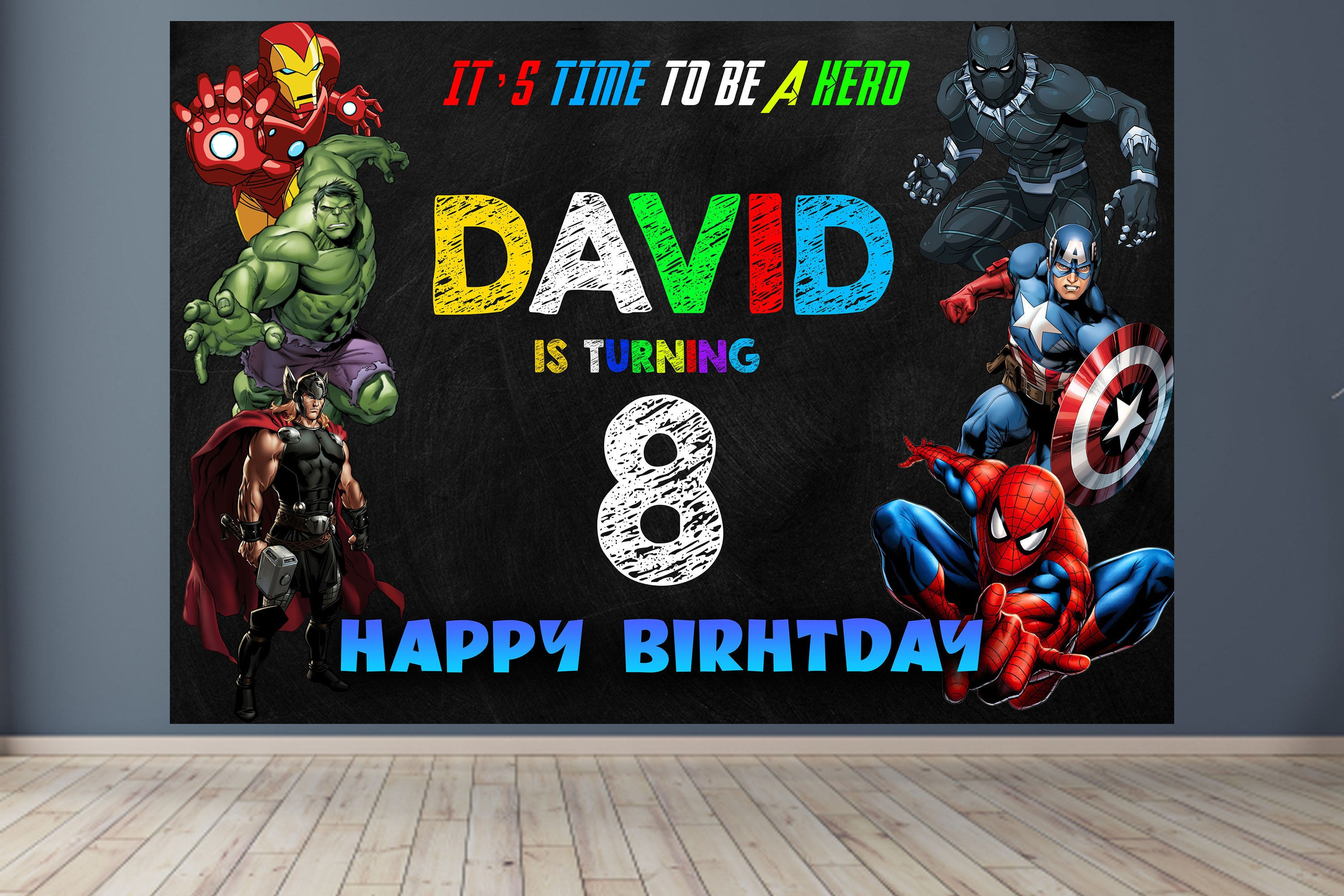 Wallpaper #0DG3NZMB5zzyi_yY0lfv61 Avengers Happy Birthday Banner