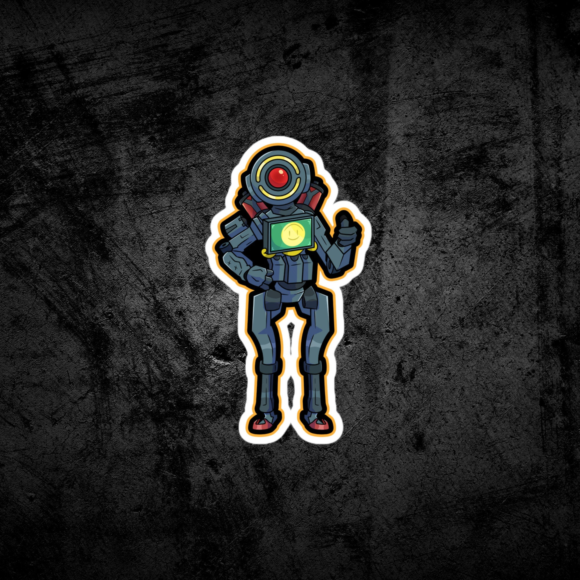 Wallpaper #oUL-PJMBOBpx0NhmEcKU3 Cute Pathfinder Sticker Chibi Apex Pathfinder Emote