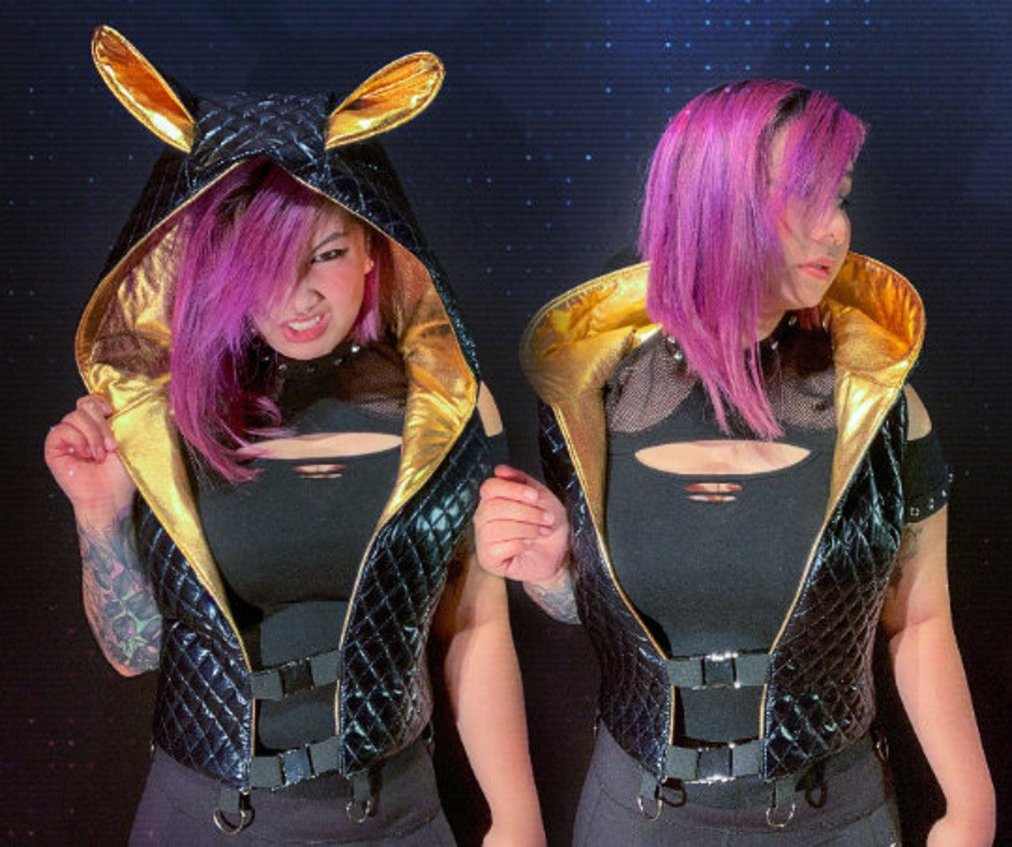 Wallpaper #lKU0MpMB0vj5YdARrdMa105 Custom Cyberbunny Cybercat Vest Cyberpunk Techwear Etsy