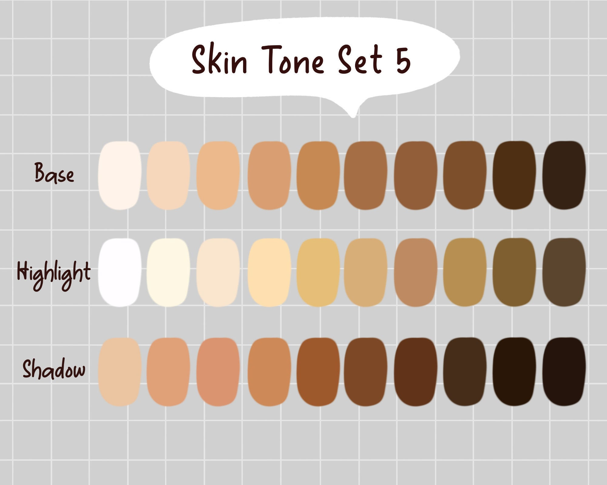 Wallpaper #e3af3 Skin Tone Mixing Chart Create Art with Me