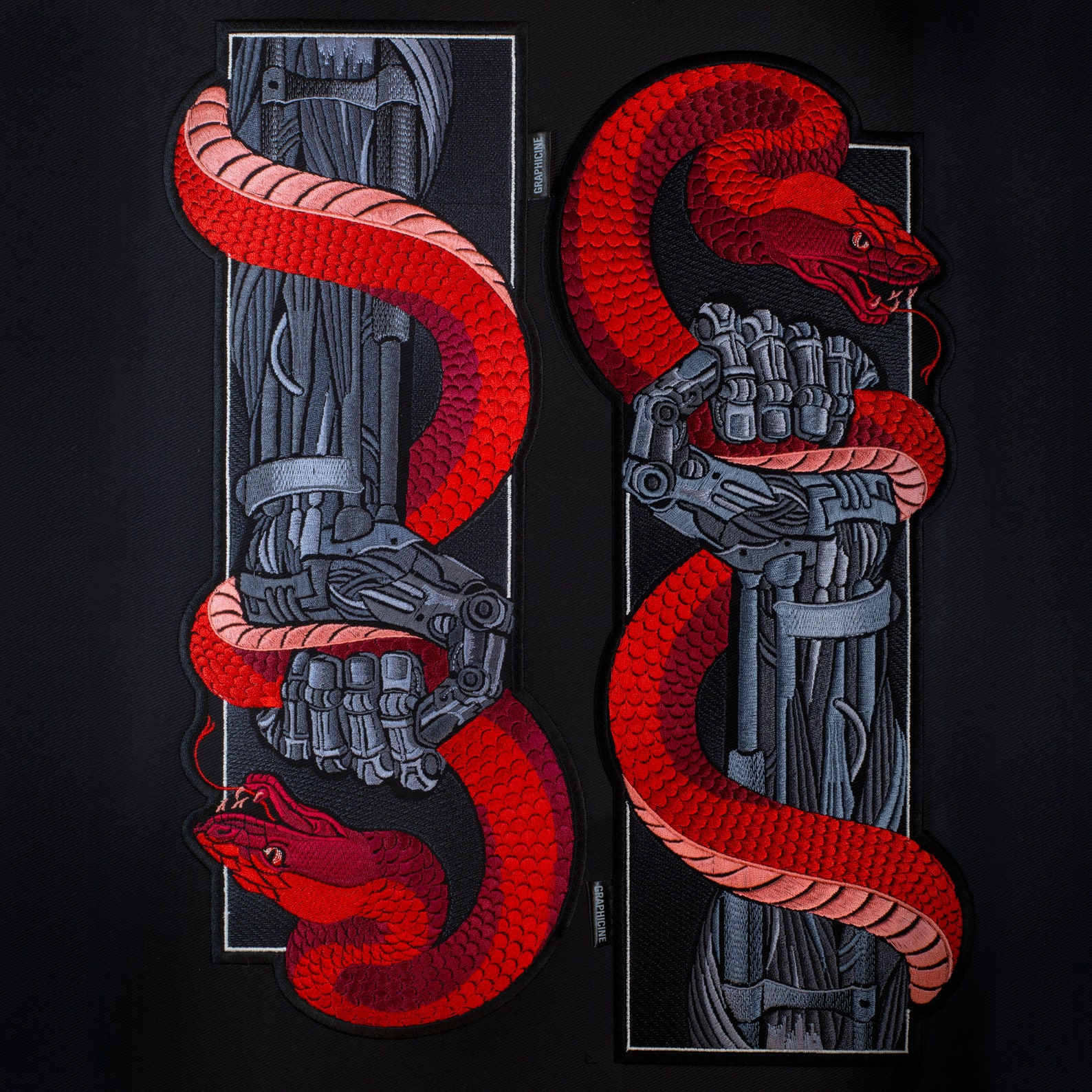 Wallpaper #ixnBII8BtGB6xQ78FH6G6 Iron on Patch for Jacket Cyberpunk Snake Serpent Patch Dark Etsy New
