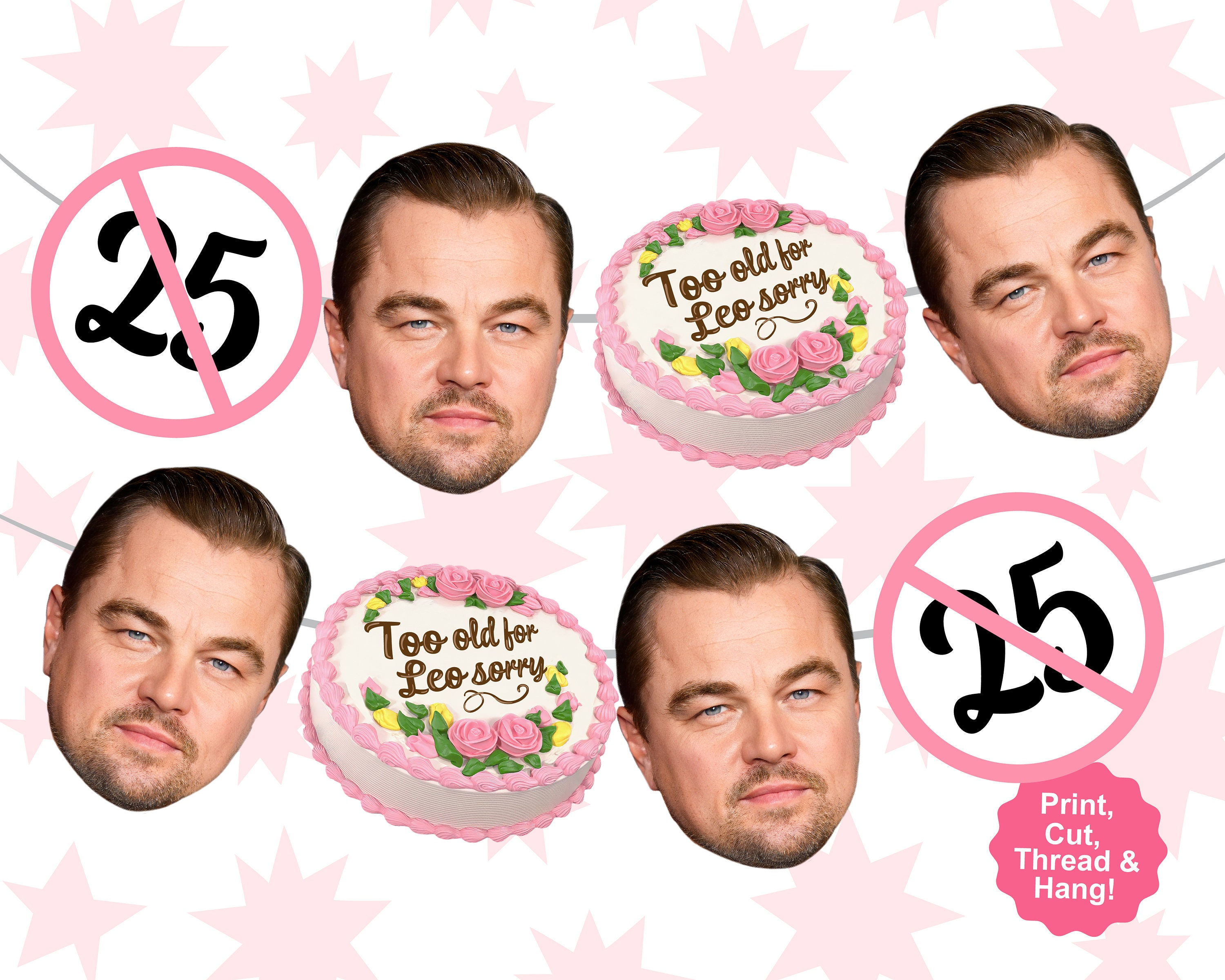 Wallpaper #Vmcg6ZIBSpphPi3-lEA2187 Leonardo Dicaprio Banner Leonardo Dicaprio 25 Too Old for Etsy