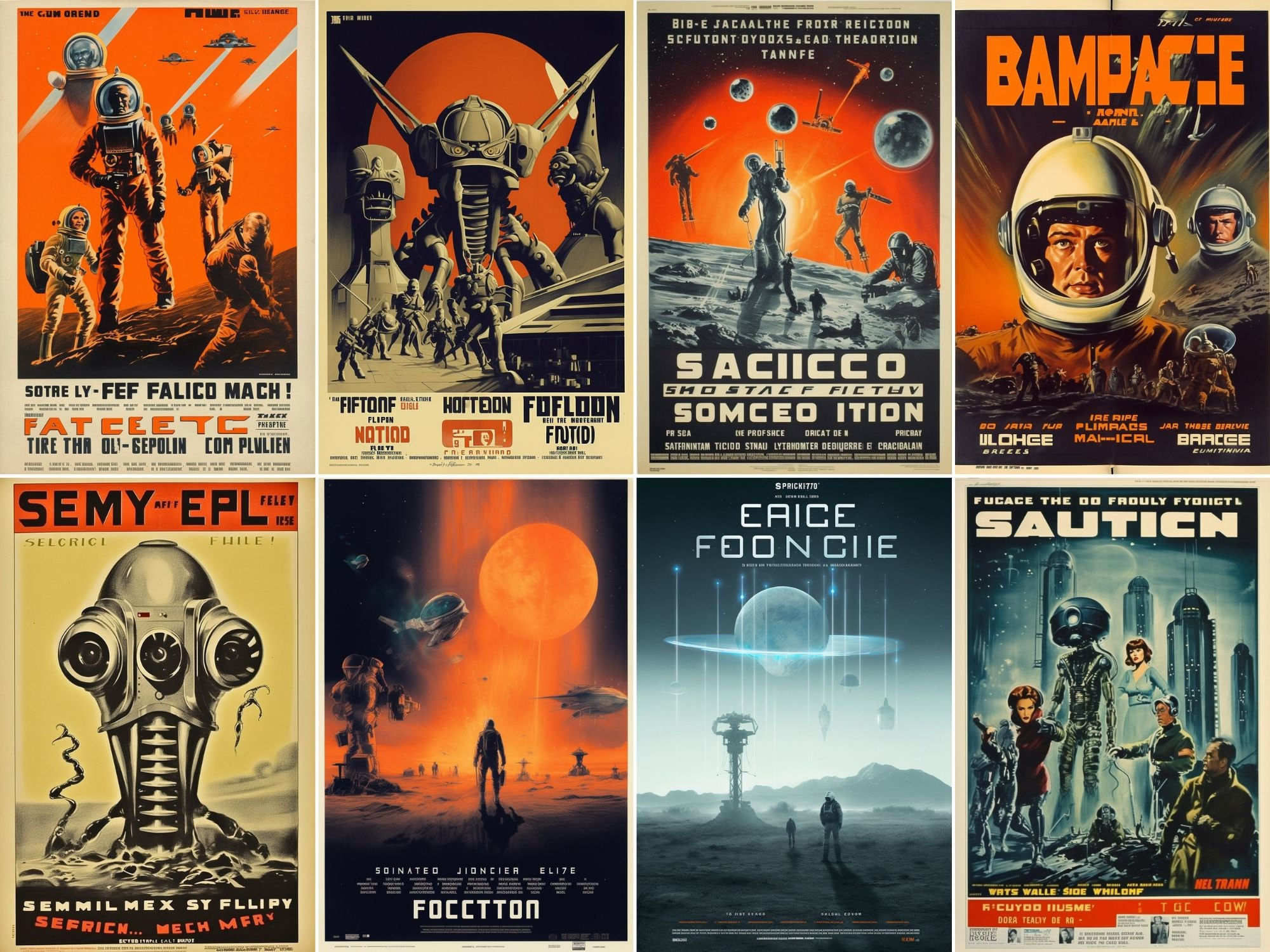 Wallpaper #shcGPpMBPLD5_VENWN5x101 Vintage Sci Fi Movie Posters