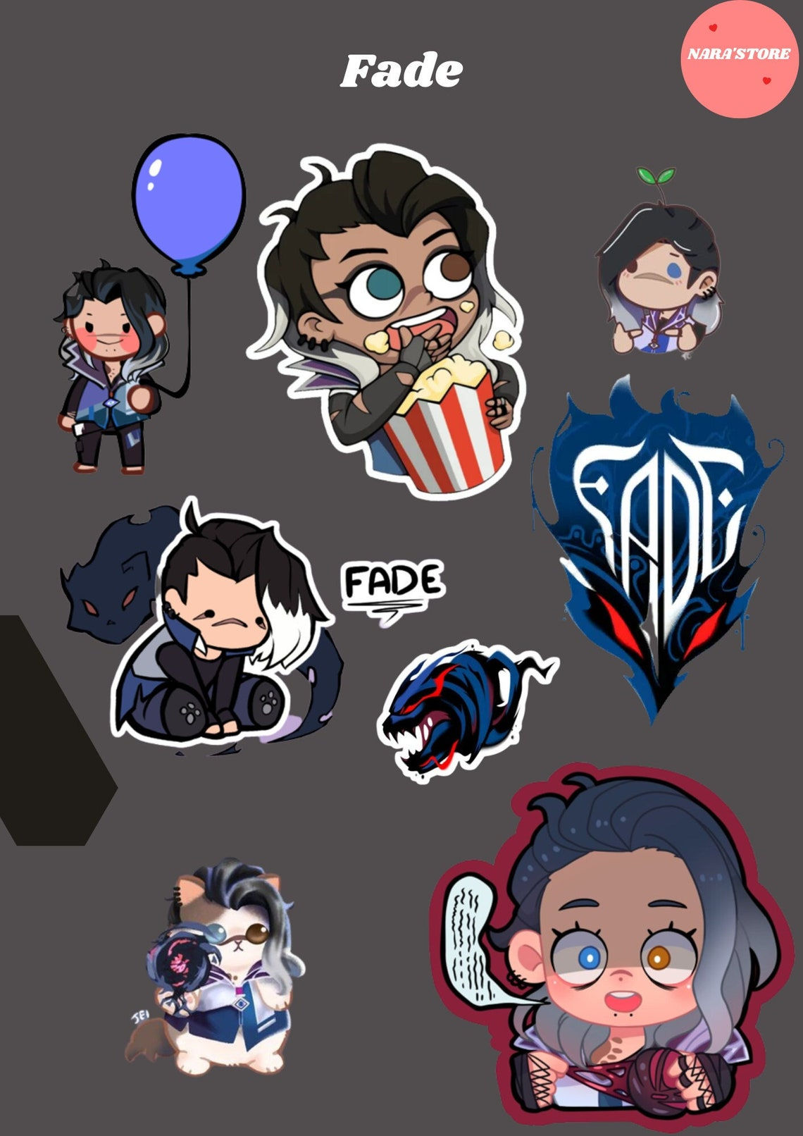 Wallpaper #XX3i8Y4Bnwiau_P6fgoy3 Sticker Fade Valorant Meme Etsy