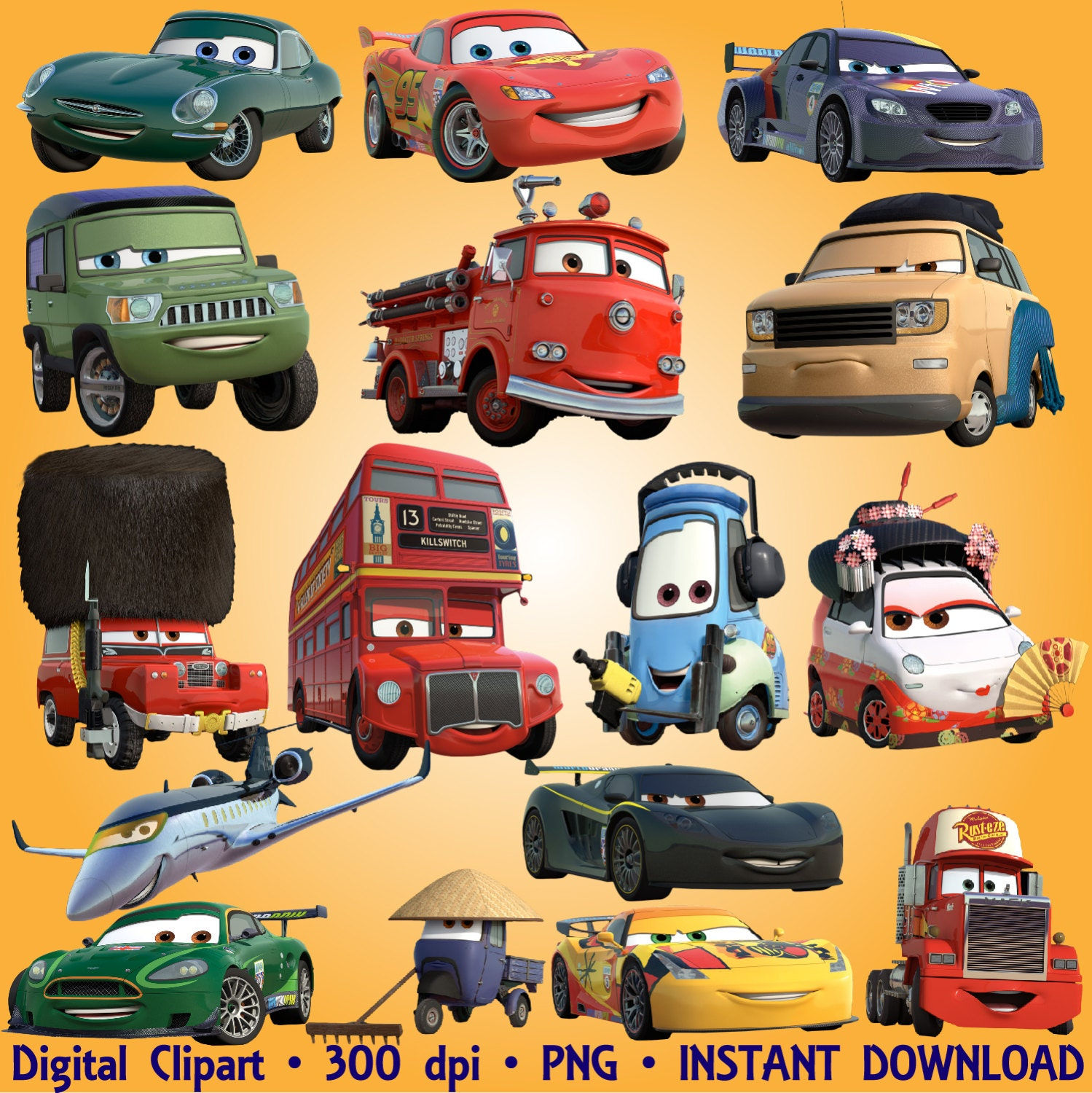 Wallpaper #Mxl2NI8BtGB6xQ78rZ764 Cars Clipart Disney Cartoon 56 Png Digital Graphic Disney Cars Etsy