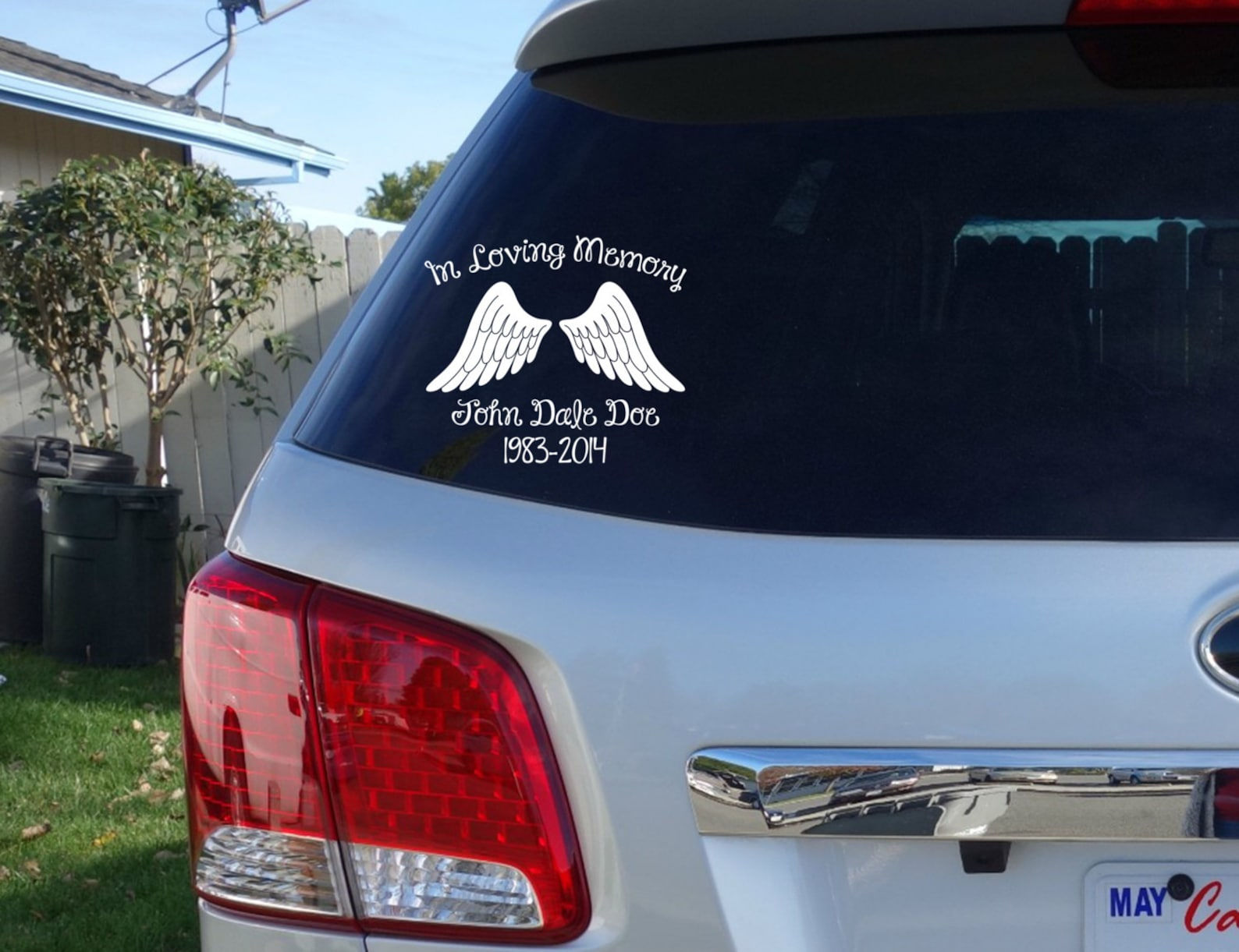 Wallpaper #dc4bd Custom Decal with Your Text Rear Window Decal Car Sticker Etsy