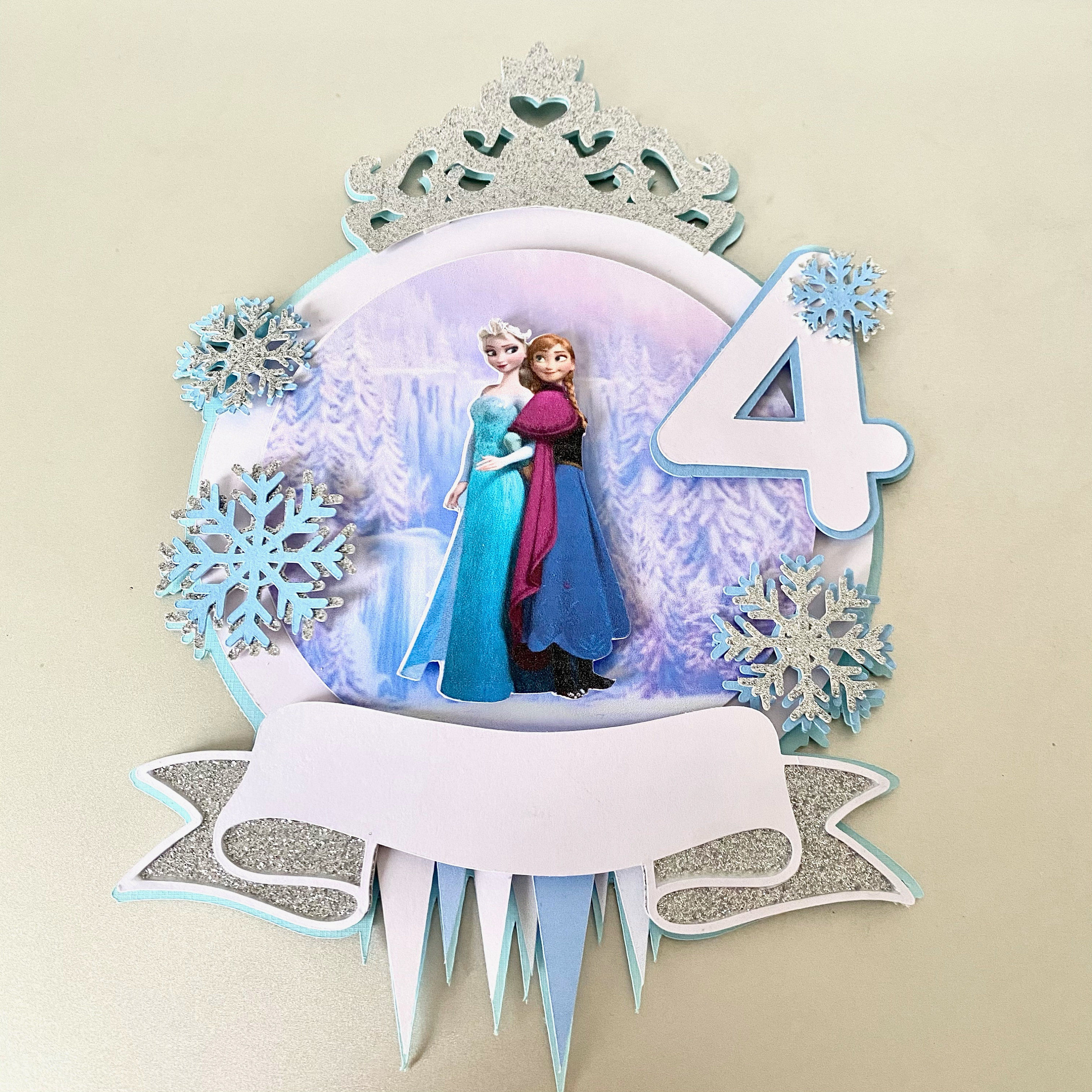 Wallpaper #92B6C Frozen Cake Topper Printable