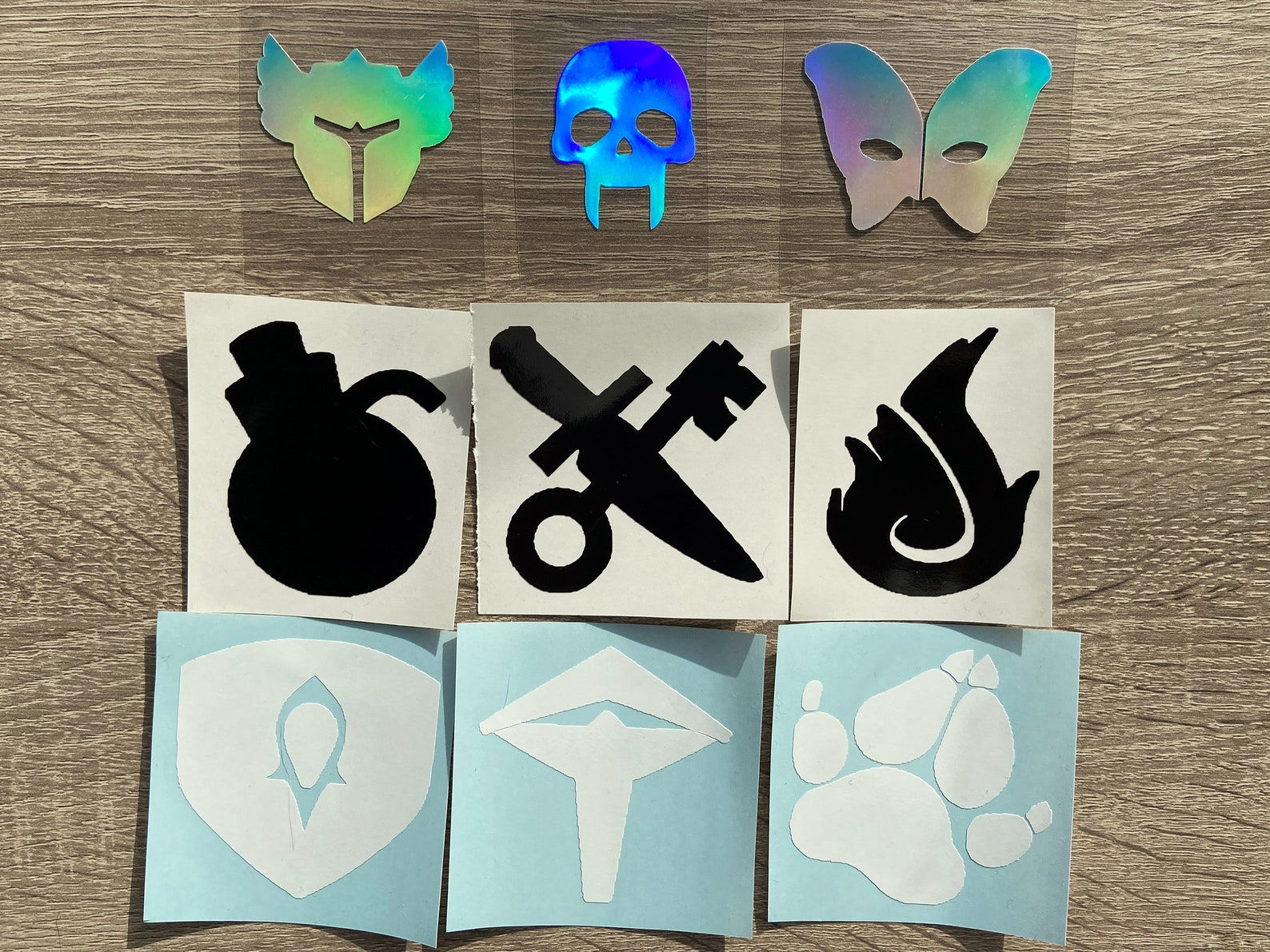 Wallpaper #7FhBNJMBzN9vxX34ITuA154 Guild Wars 2 Sticker Classes Symbols Thief Revenant Etsy
