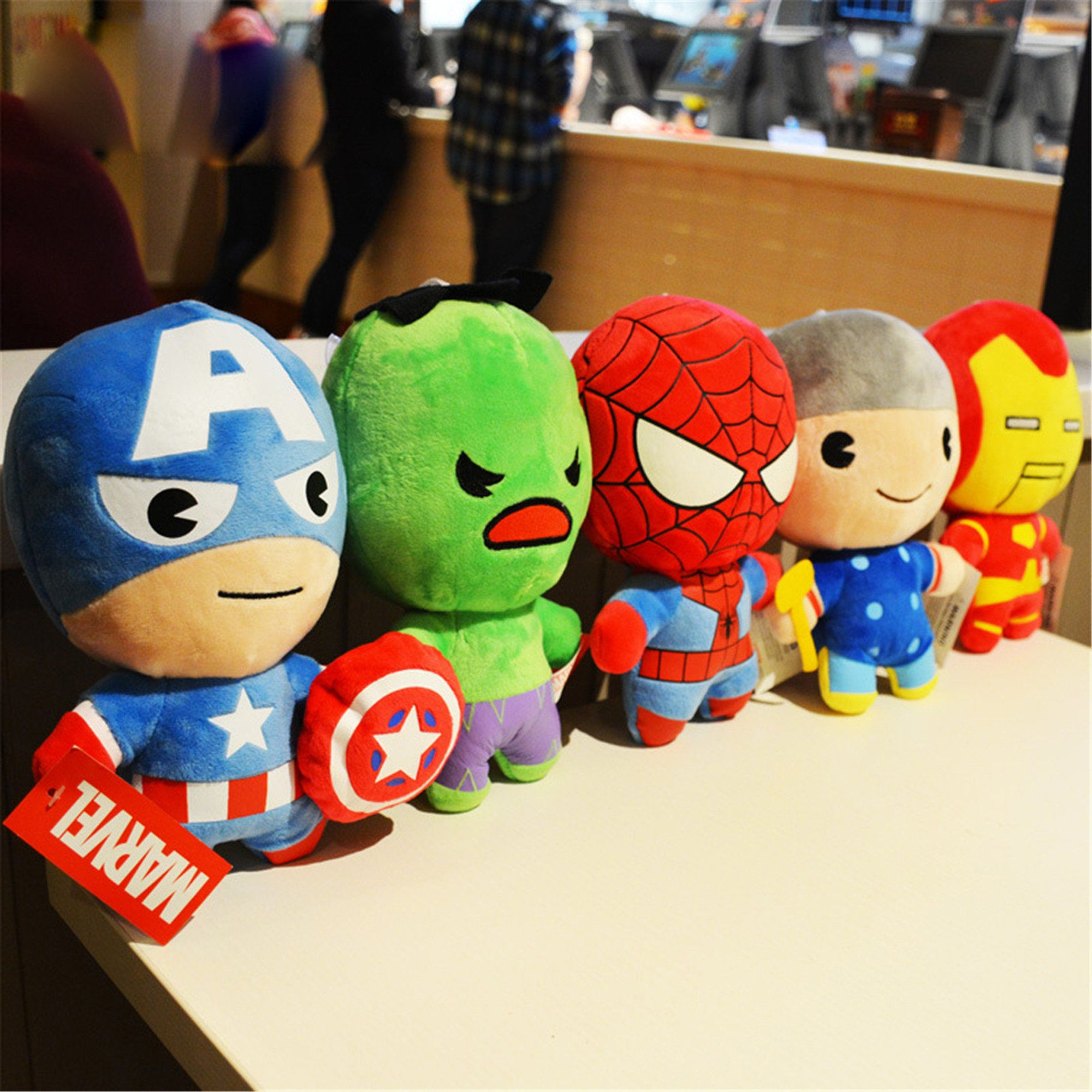 Wallpaper #azNBM5MBcgDP3FvJm6p151 Set of 5pcs Marvel Avengers Plush Toy Superhero Plushie Etsy