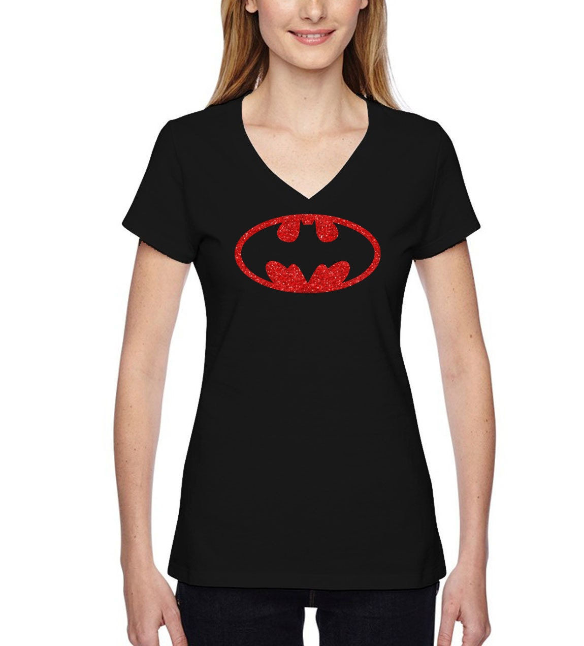 Wallpaper #XWcG-pIBSpphPi3-vI8d9 Red Glitter Batman Inspired T Shirt Bat Girl Black T Shirt Etsy
