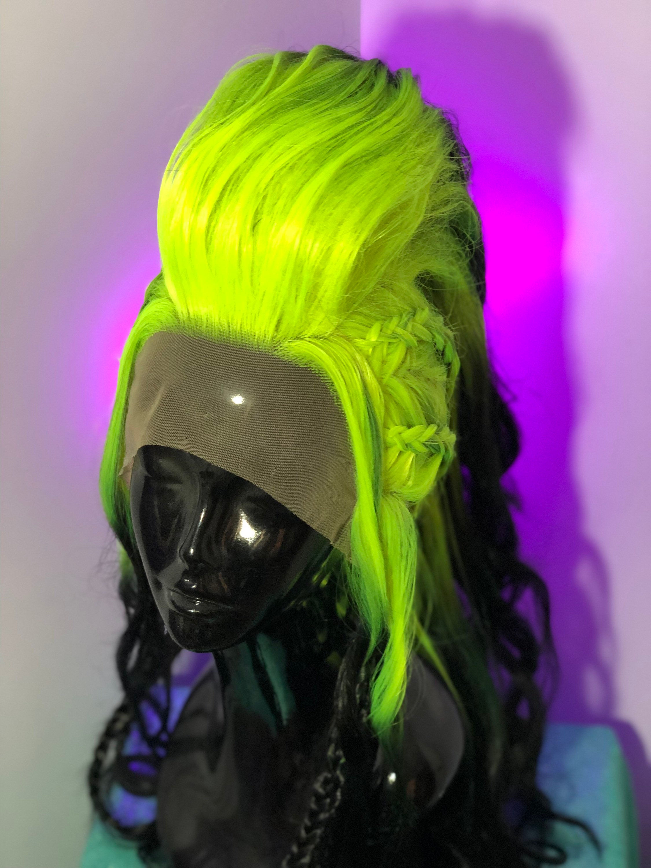 Wallpaper #r30U9Y4Bnwiau_P6yhFY3 Neon Green Cyberpunk Mohawk Etsy